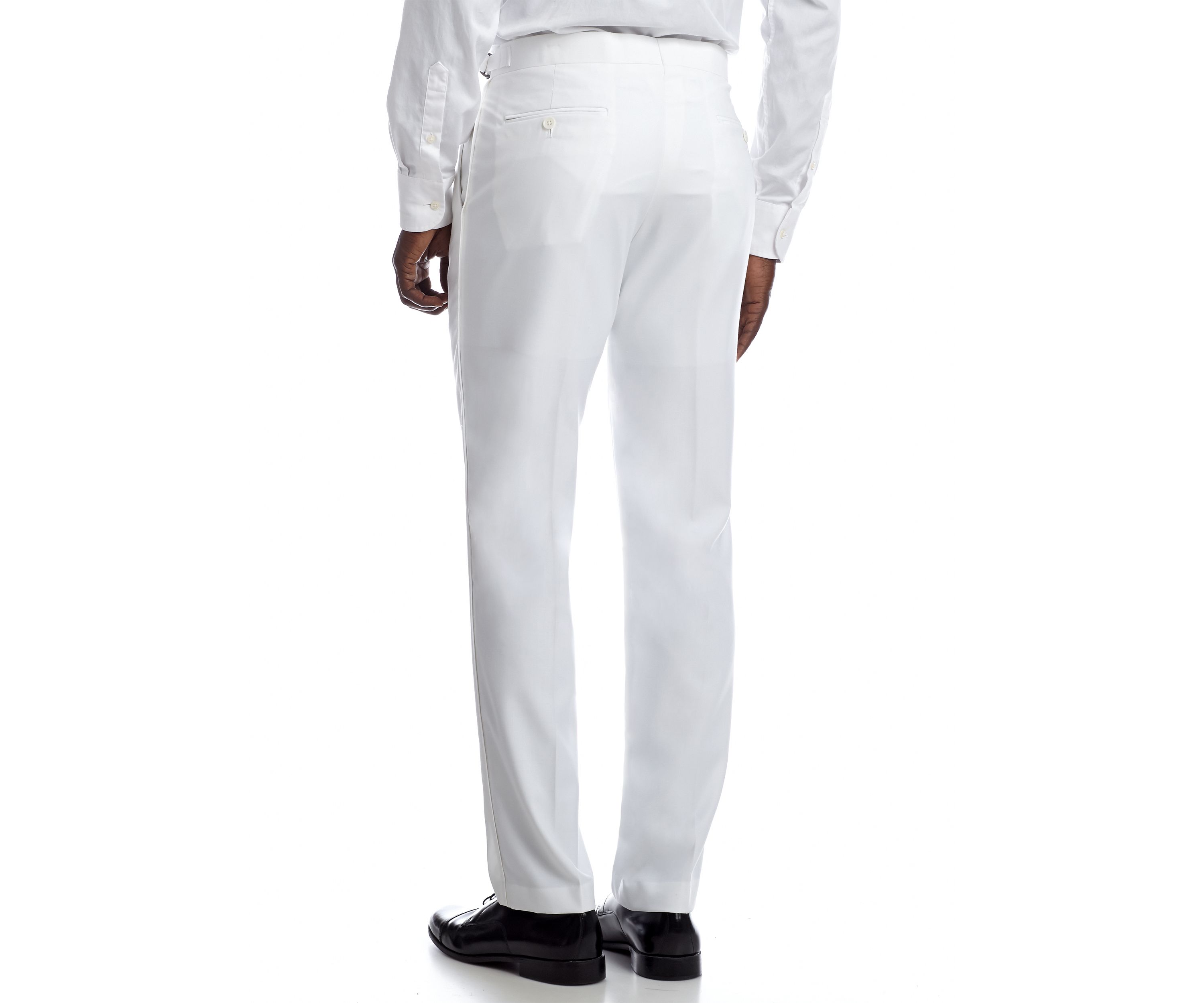 Slim White Suit Separate Pants