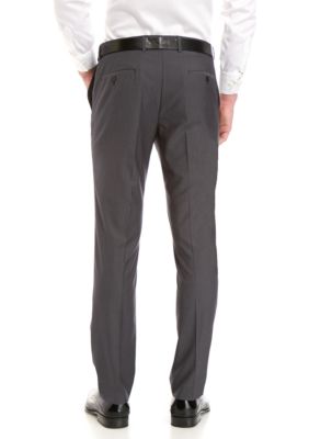 Pulse Gray Charcoal Stretch Waistband Slim Fit Pants