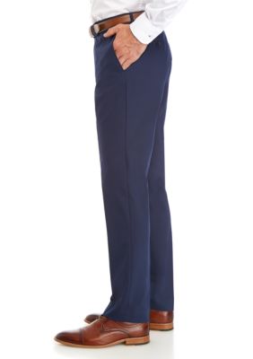 Blue Bi Stretch Slim Fit Suit Separate Pants