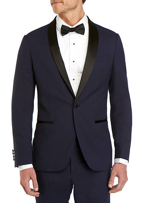 Savile Row Royal Violet Stretch Slim Fit Tuxedo Jacket | belk