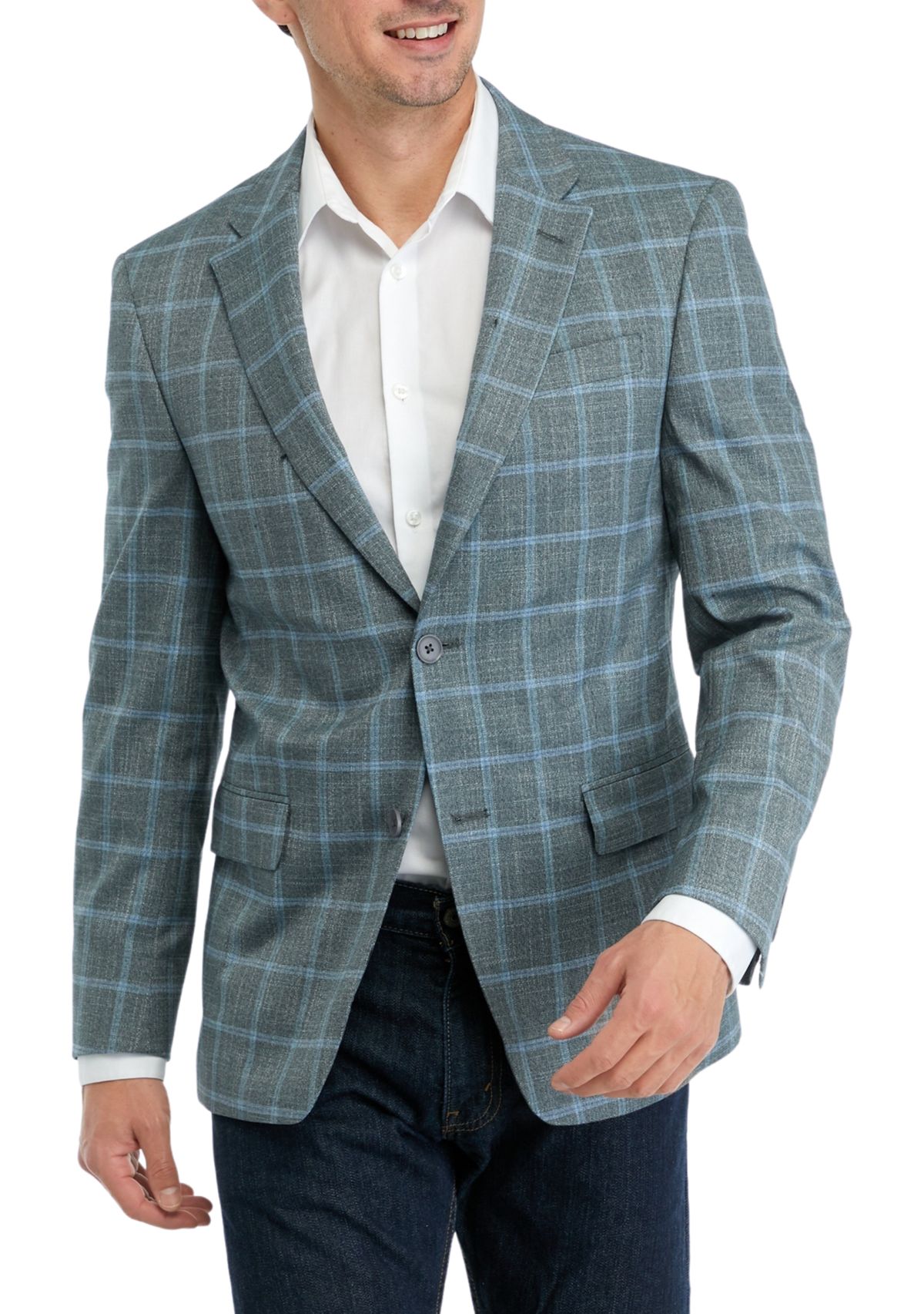  Single Breasted 2-Button Sport Coat 