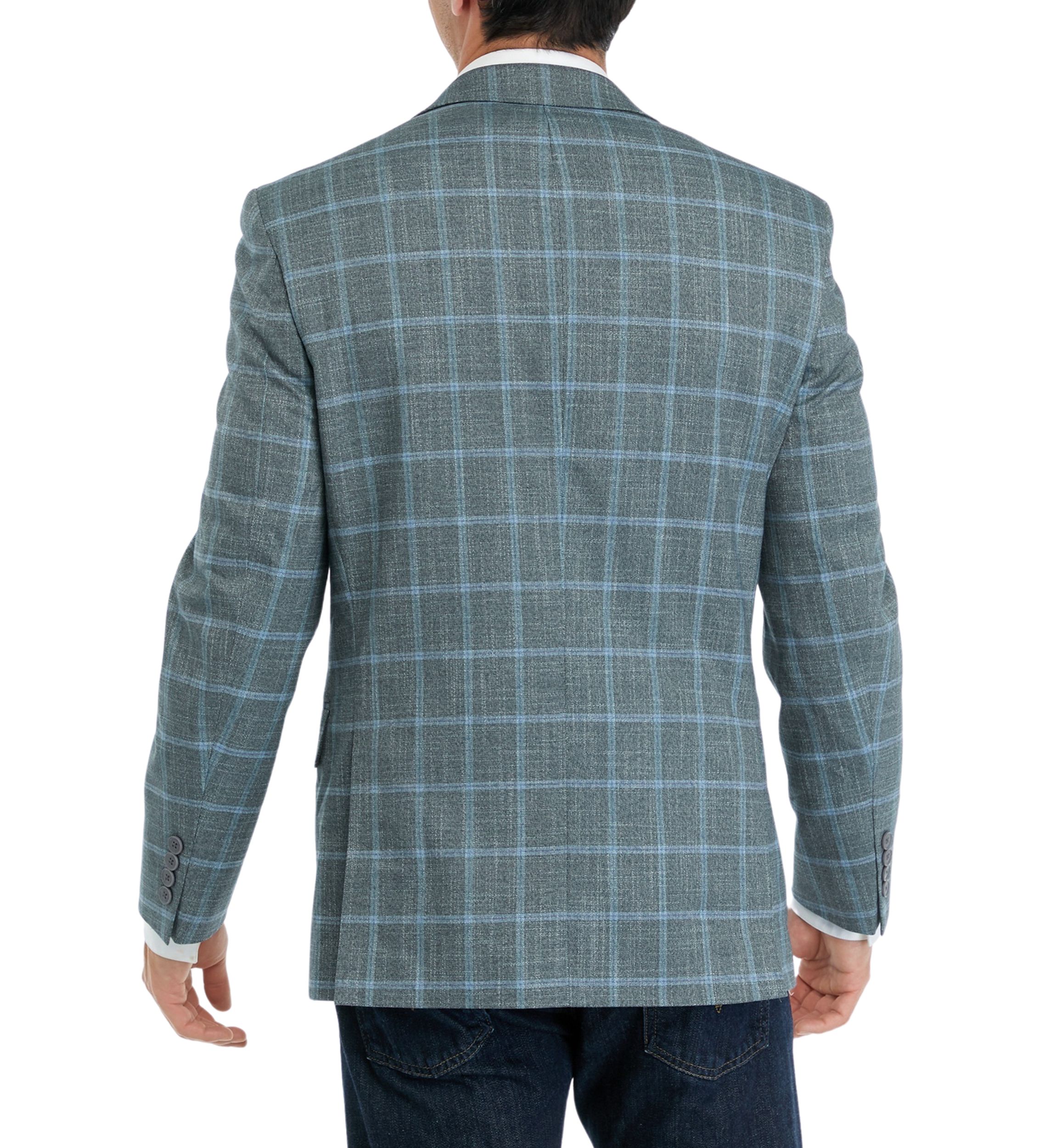  Single Breasted 2-Button Sport Coat 
