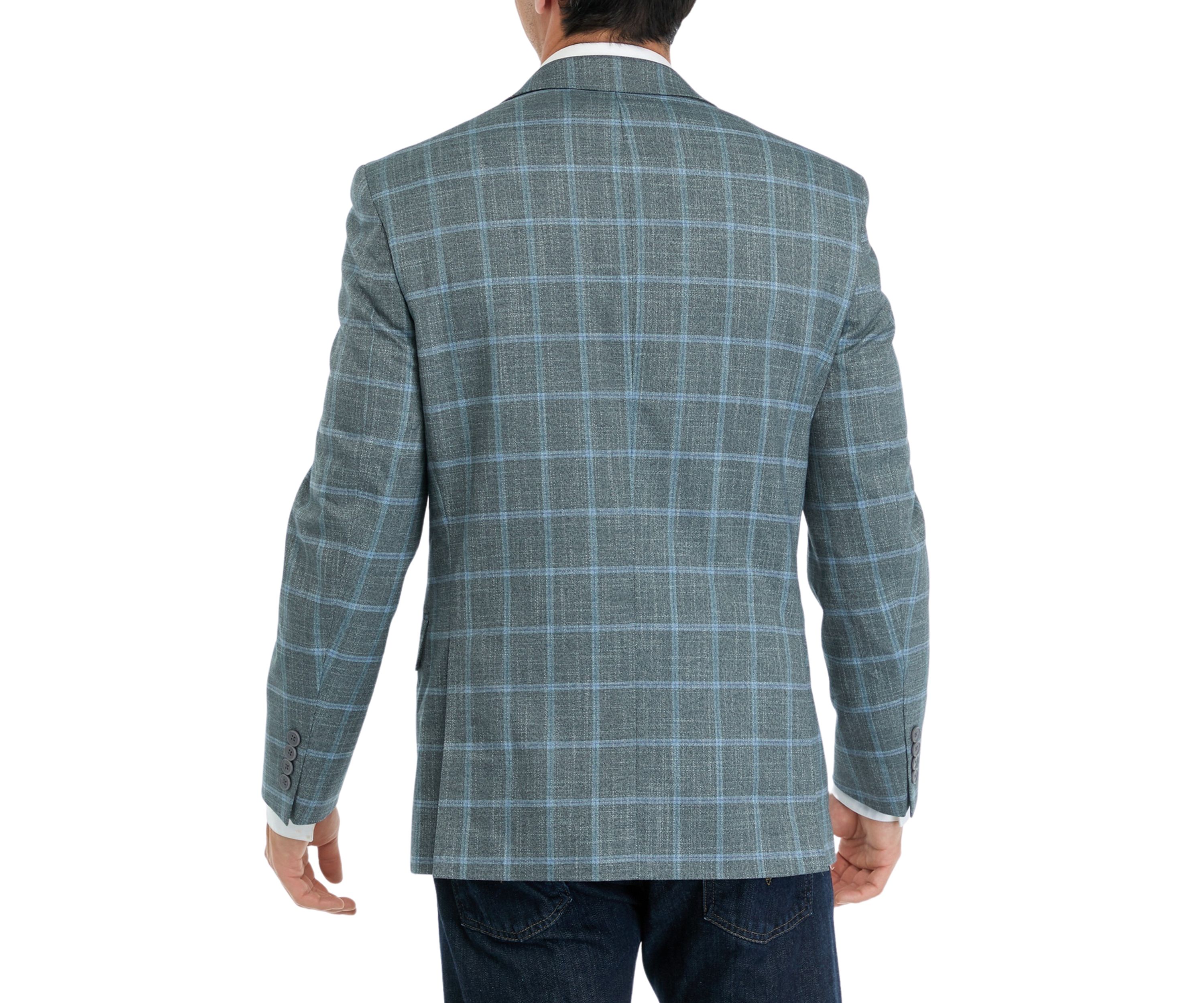  Single Breasted 2-Button Sport Coat 