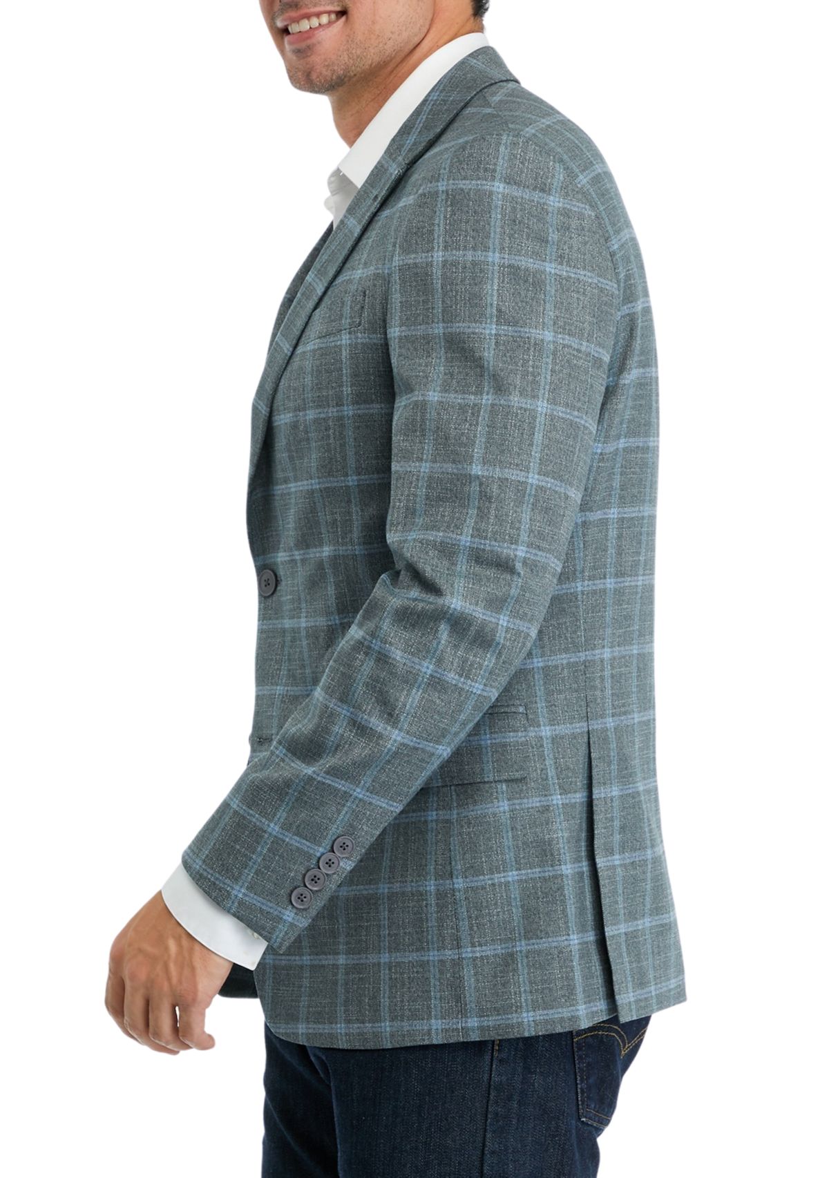  Single Breasted 2-Button Sport Coat 