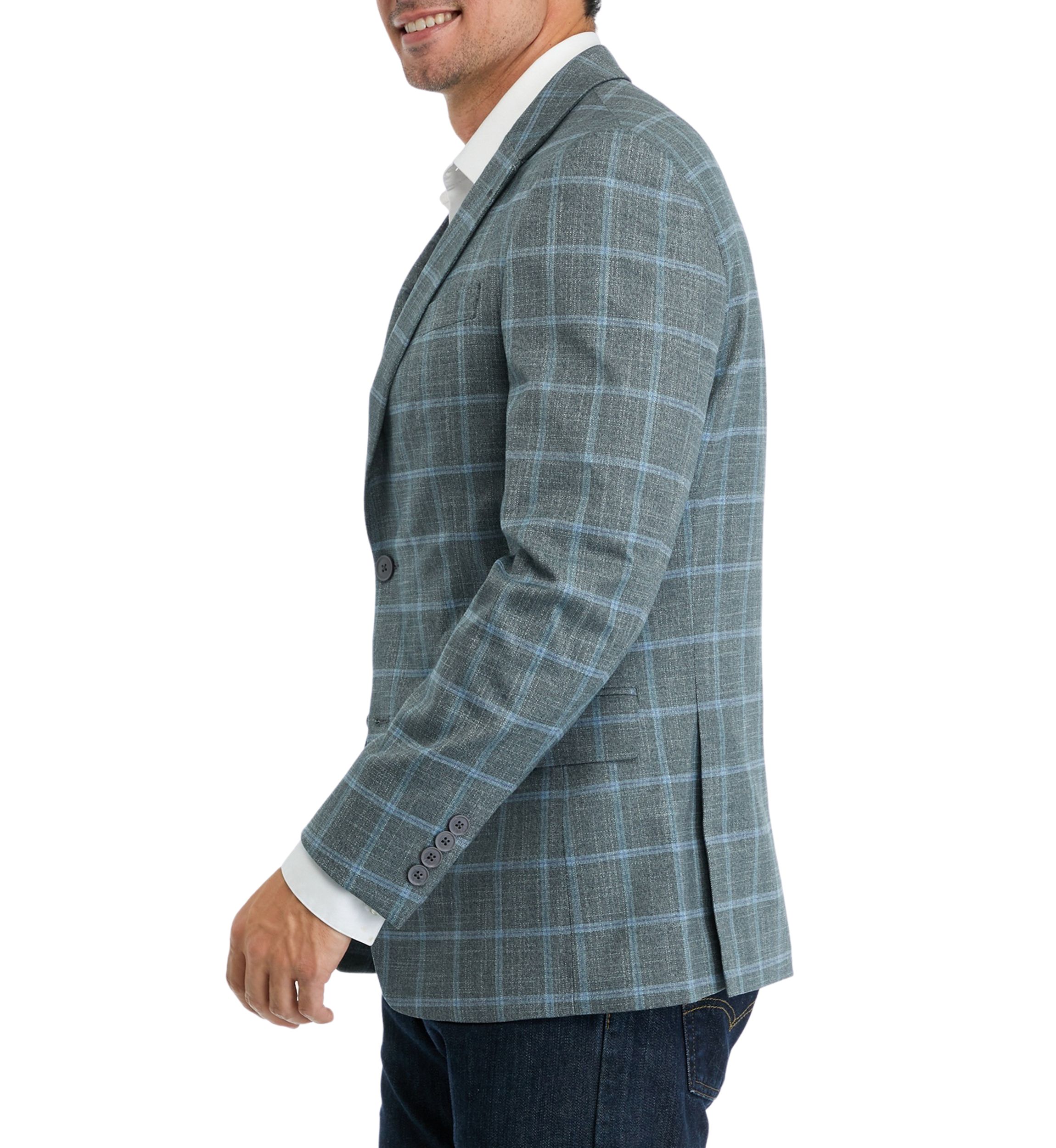  Single Breasted 2-Button Sport Coat 
