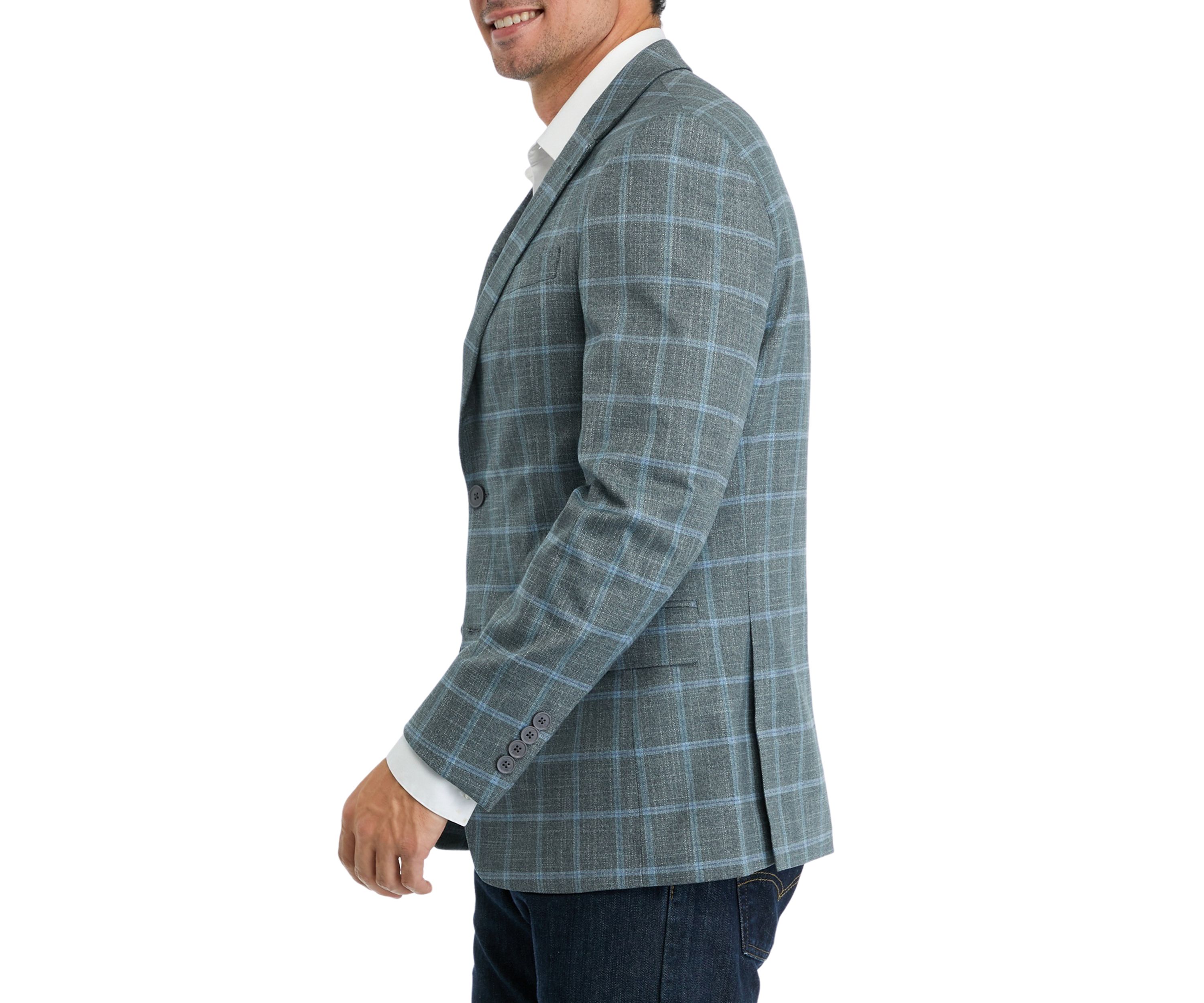  Single Breasted 2-Button Sport Coat 