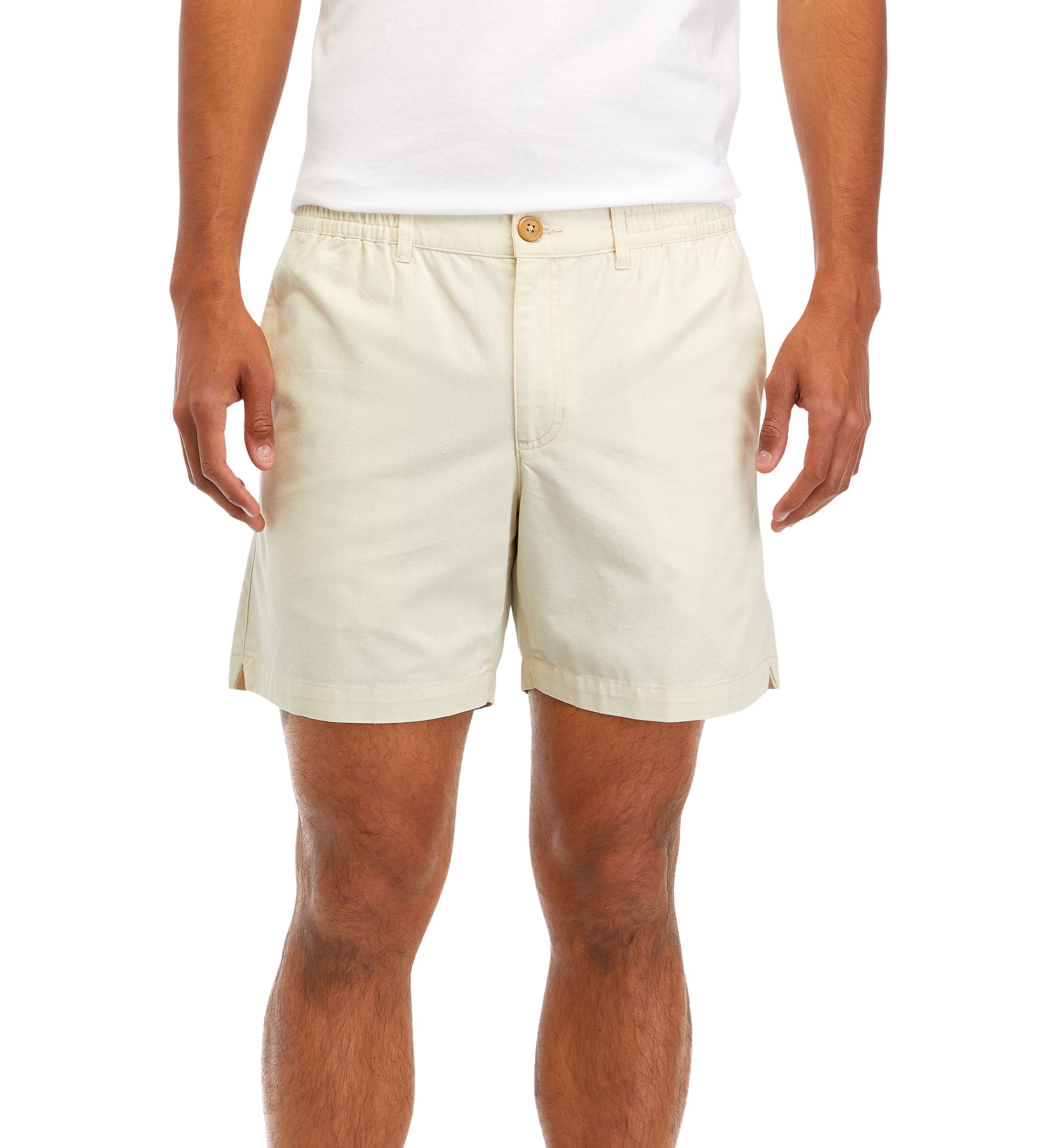 PC Canvas Elastic Waist Shorts