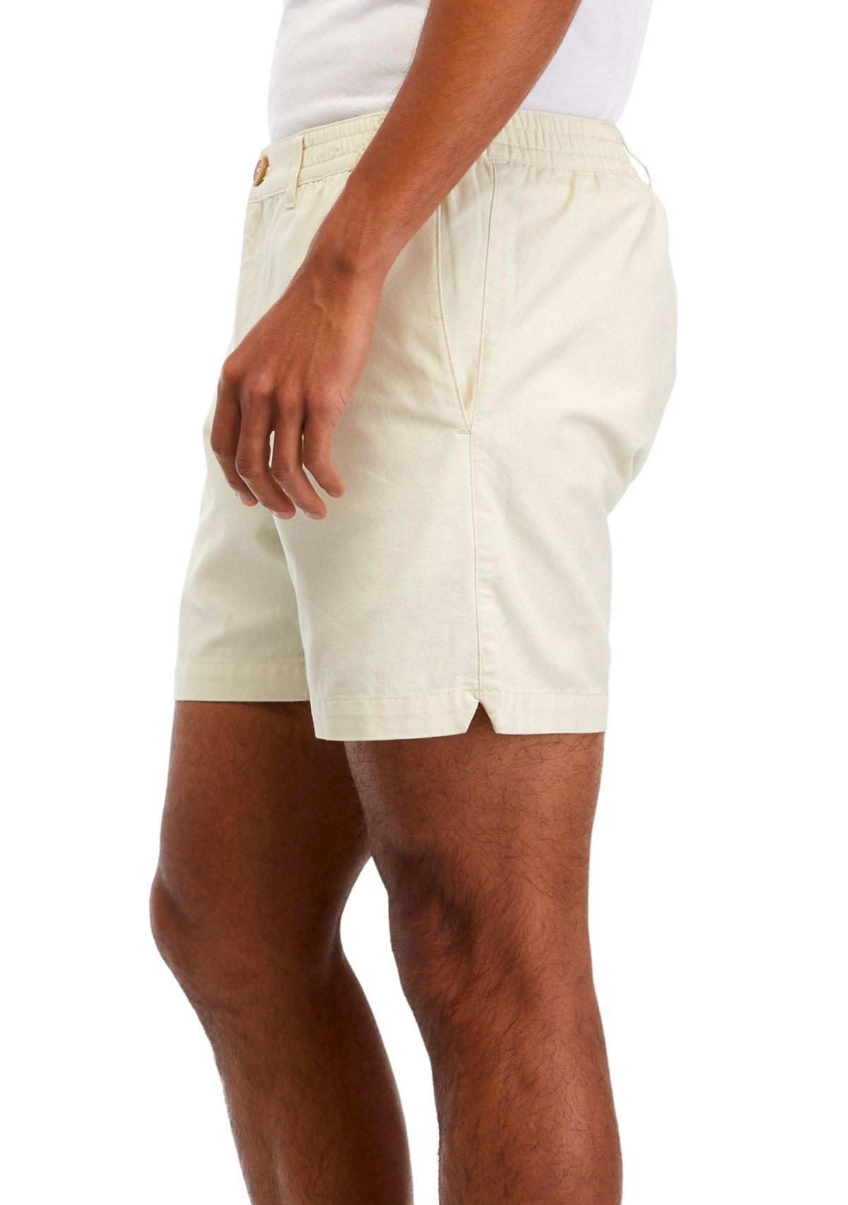 PC Canvas Elastic Waist Shorts