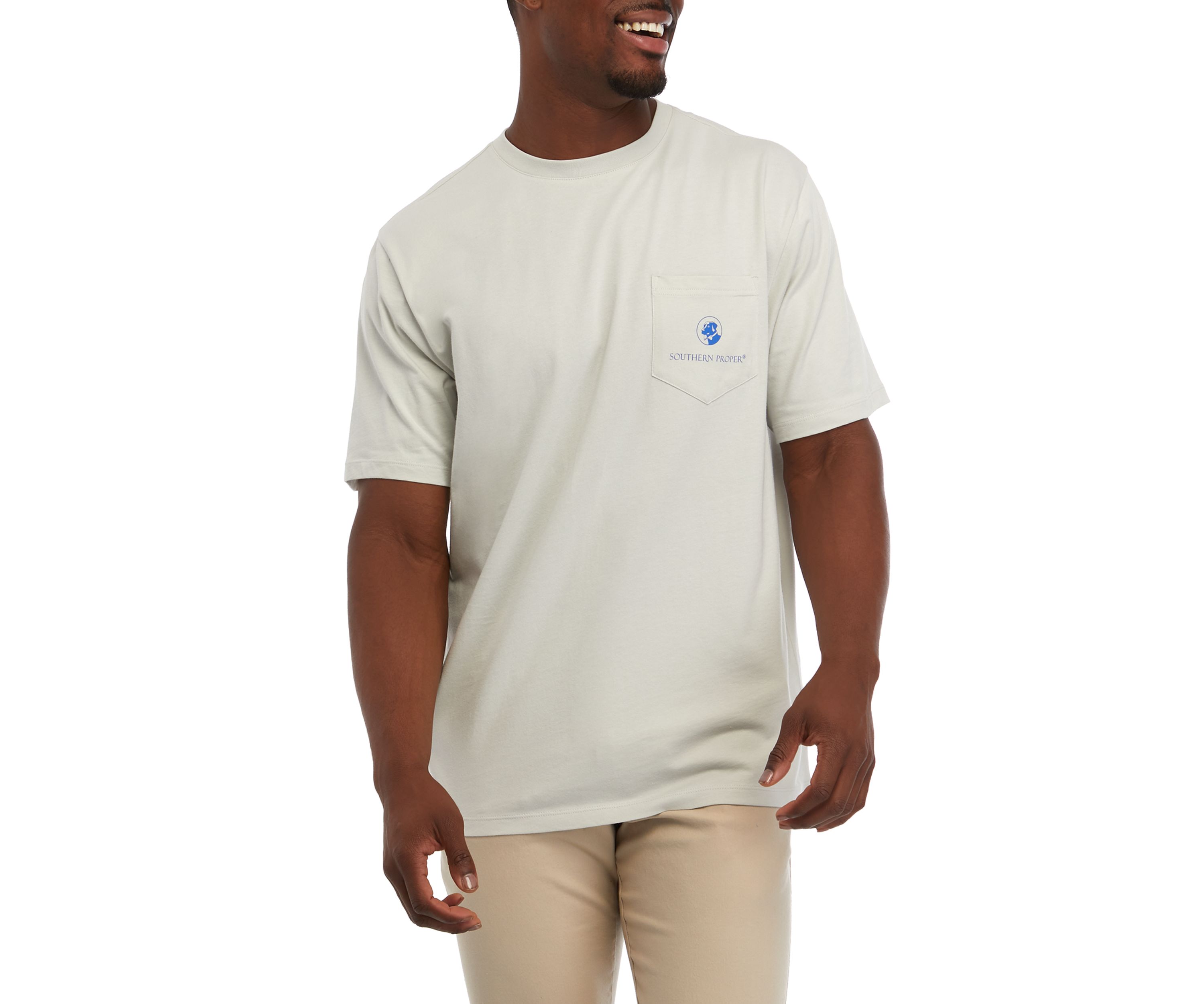 Short Sleeve Delta Wash Pocketed Graphic T-Shirt