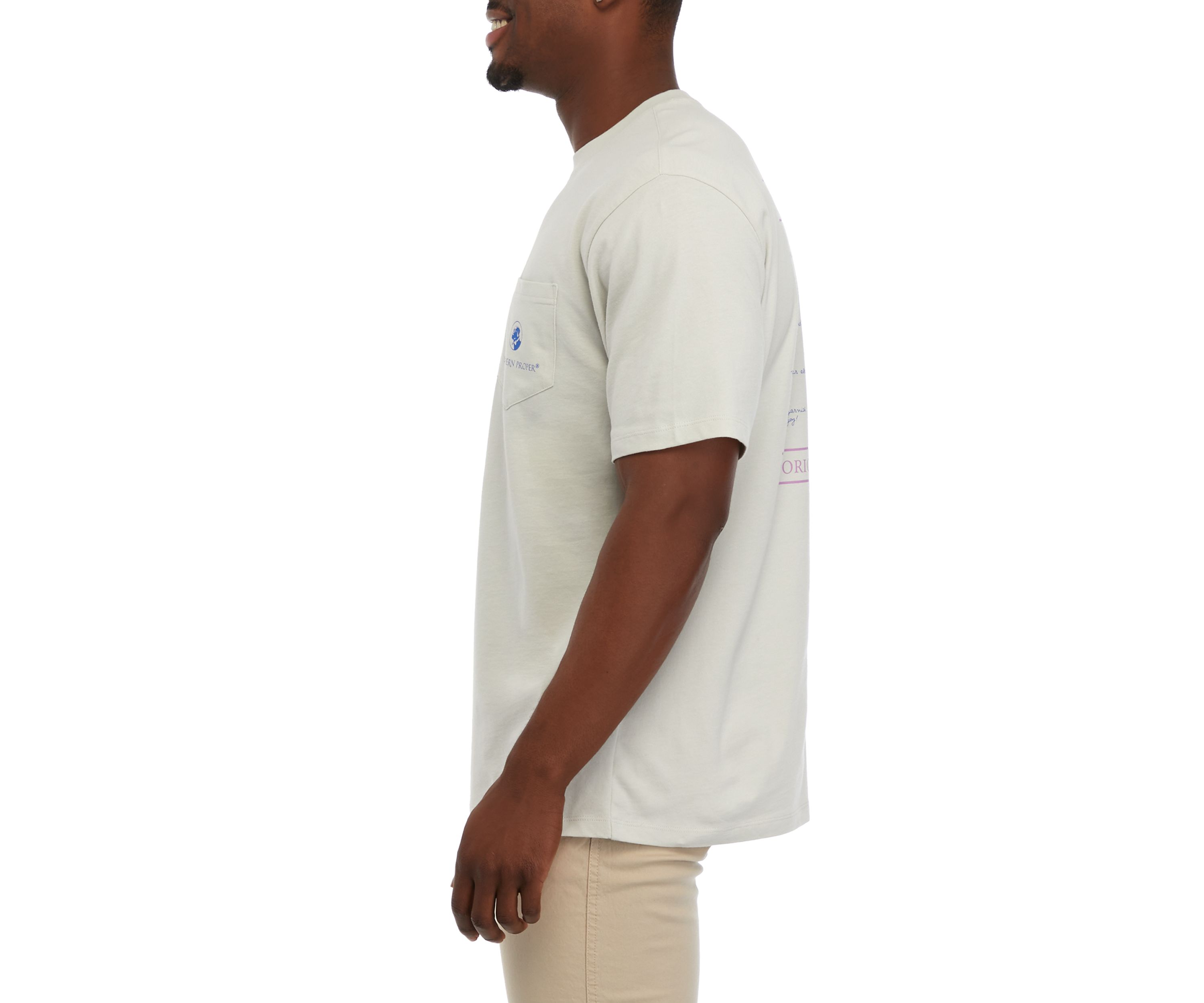 Short Sleeve Delta Wash Pocketed Graphic T-Shirt