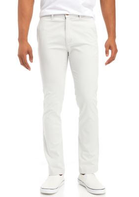 Southern Proper Men's Thomasville Flat Front Pants, Grey, 34 x 30