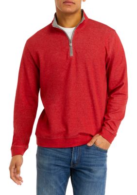 Southern Proper Men's Canal Long Sleeve 1/4 Zip Sweater, Small