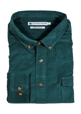 Southern Proper Men's Long Sleeve Canton Corduroy Shirt, Small