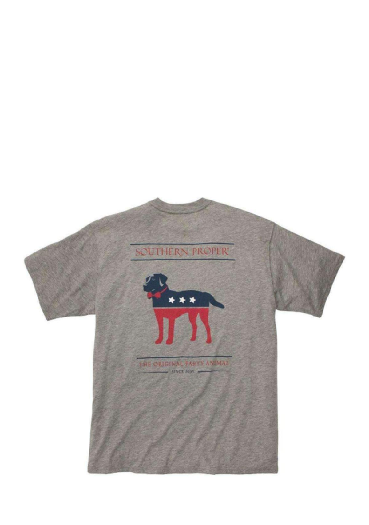 Short Sleeve Party Animal Graphic T-Shirt