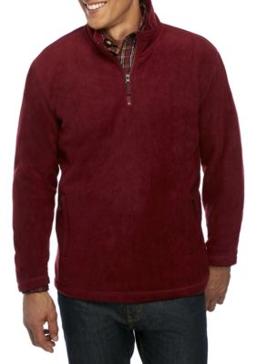 Saddlebred® Big & Tall Quarter Zip Fleece Jacket | belk