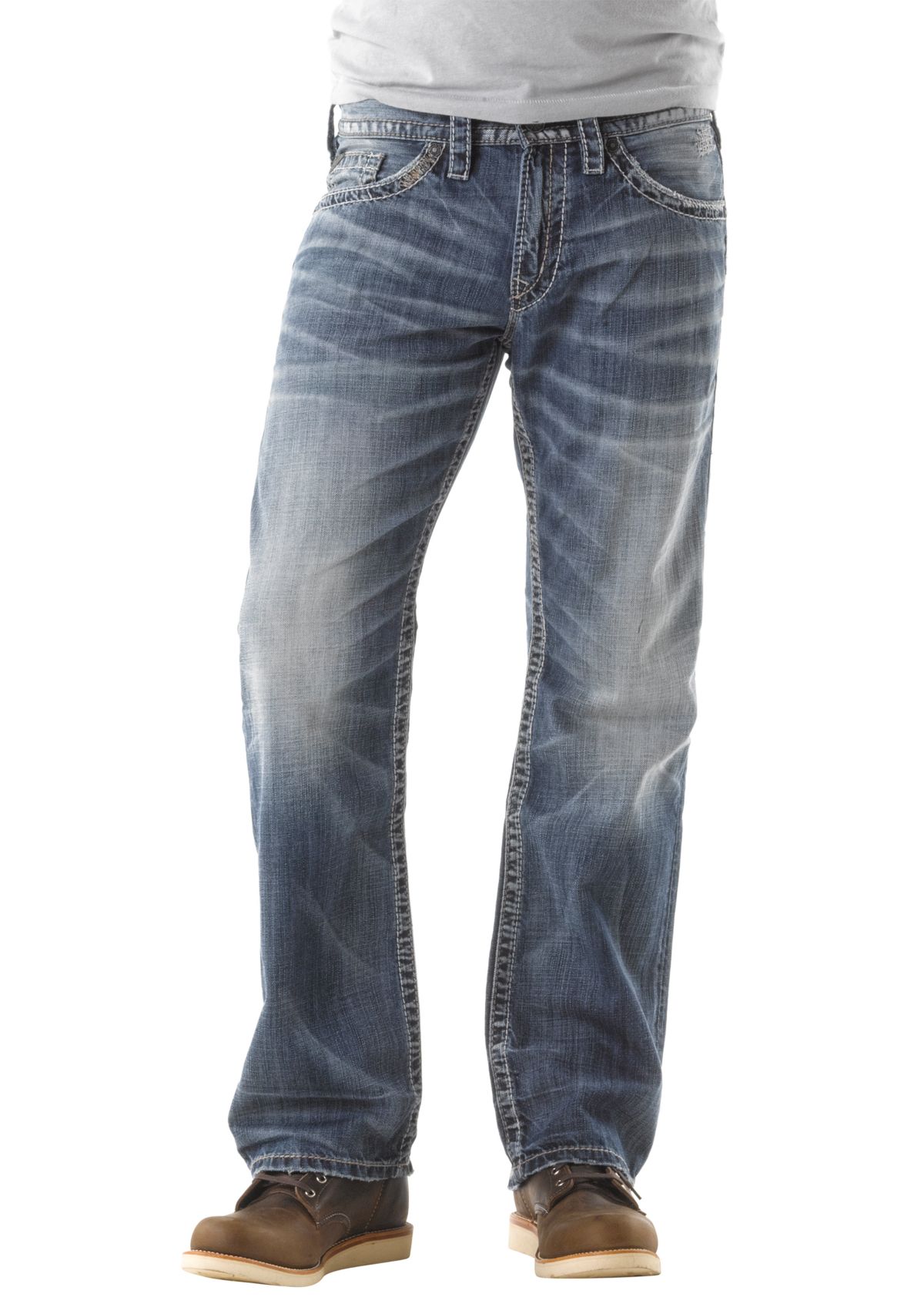 Zac Relaxed Fit-Straight Leg Jean