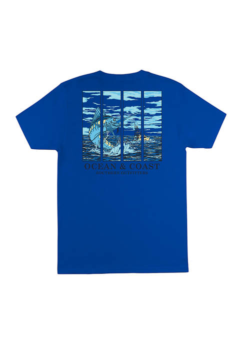 Ocean + Coast® Gills Jumping Short Sleeve Graphic