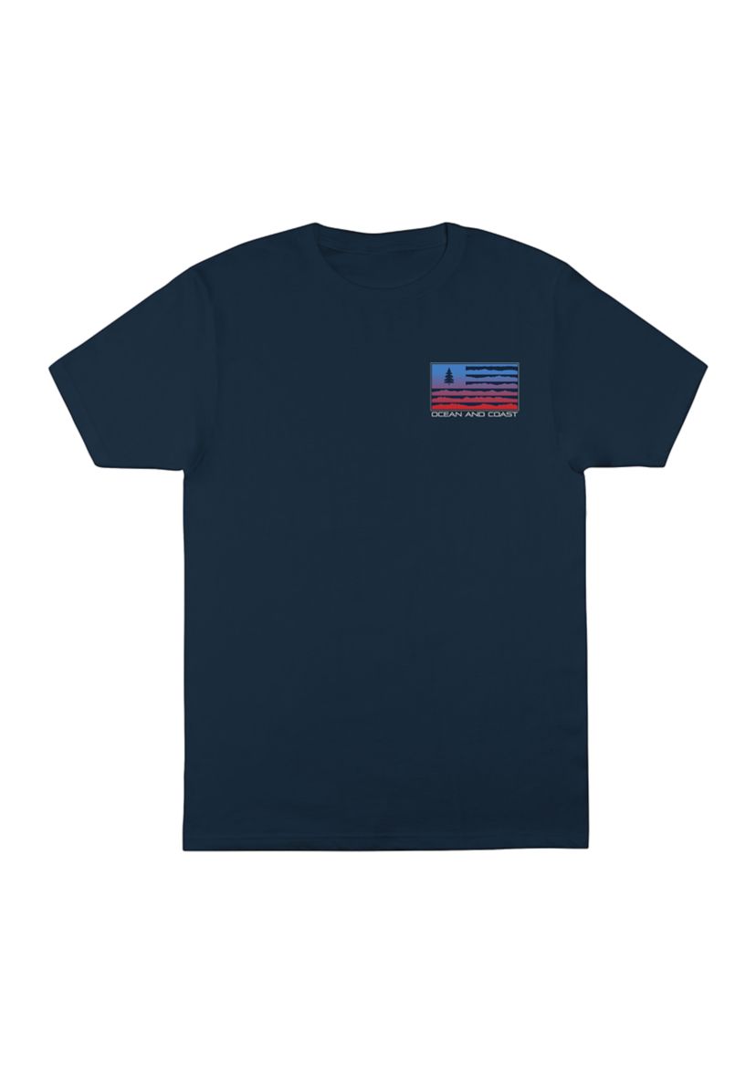 Fish Flag Short Sleeve Graphic T-Shirt 