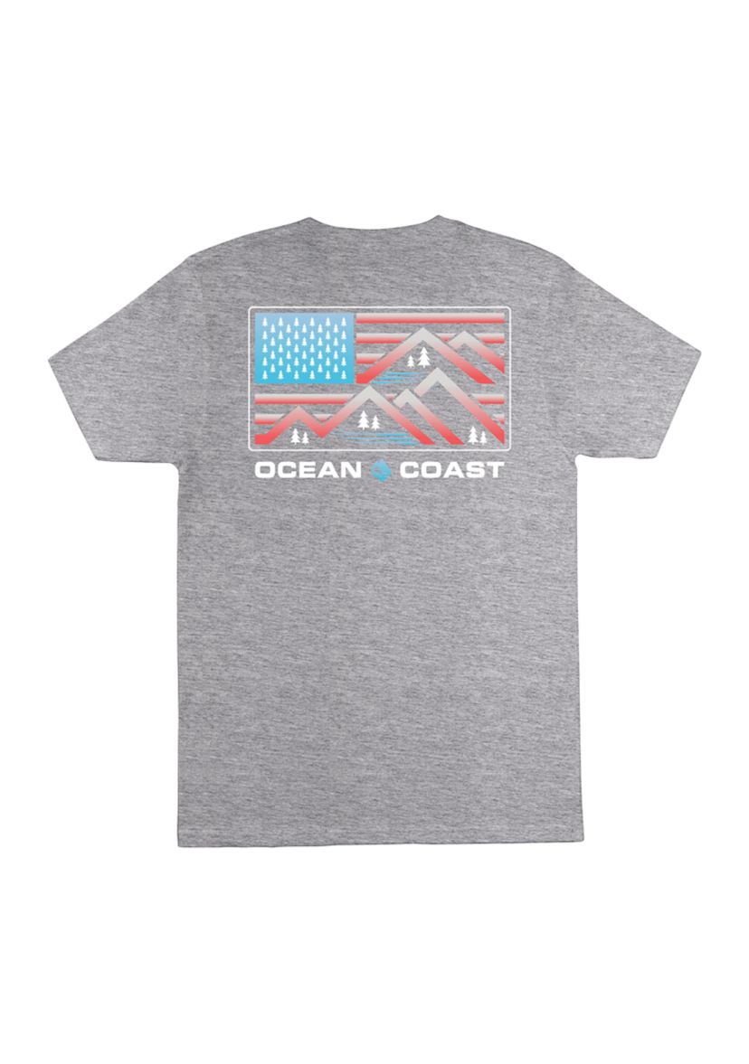 Big & Tall Short Sleeve Americana Graphic T-Shirt 