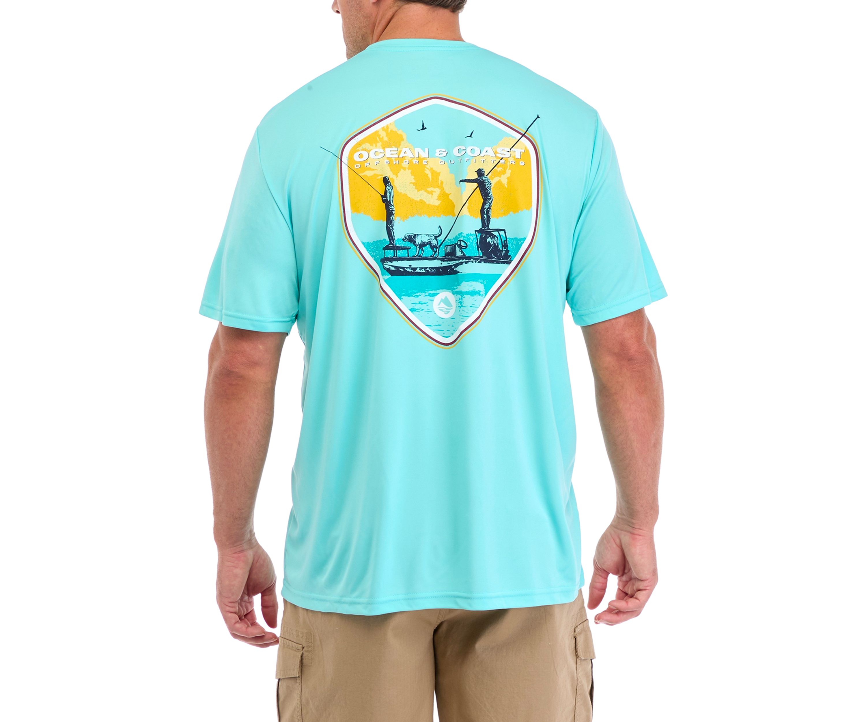 Big & Tall Short Sleeve Transit Flat Boat Graphic T-Shirt