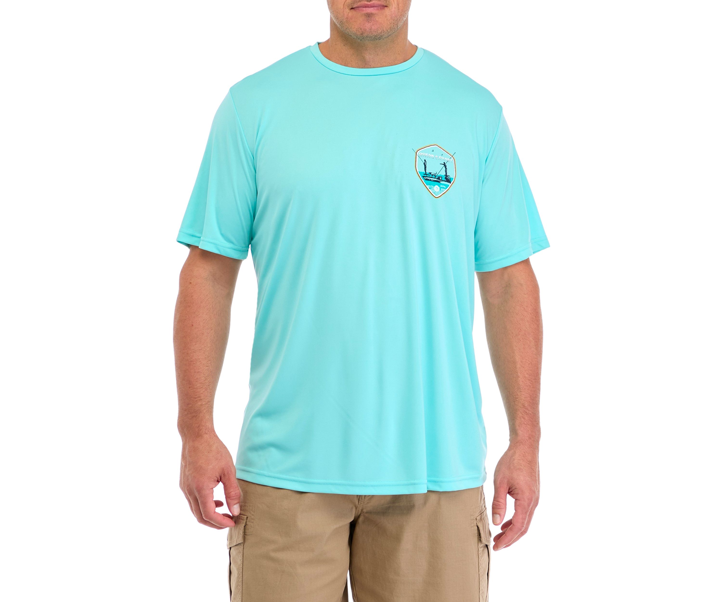 Big & Tall Short Sleeve Transit Flat Boat Graphic T-Shirt