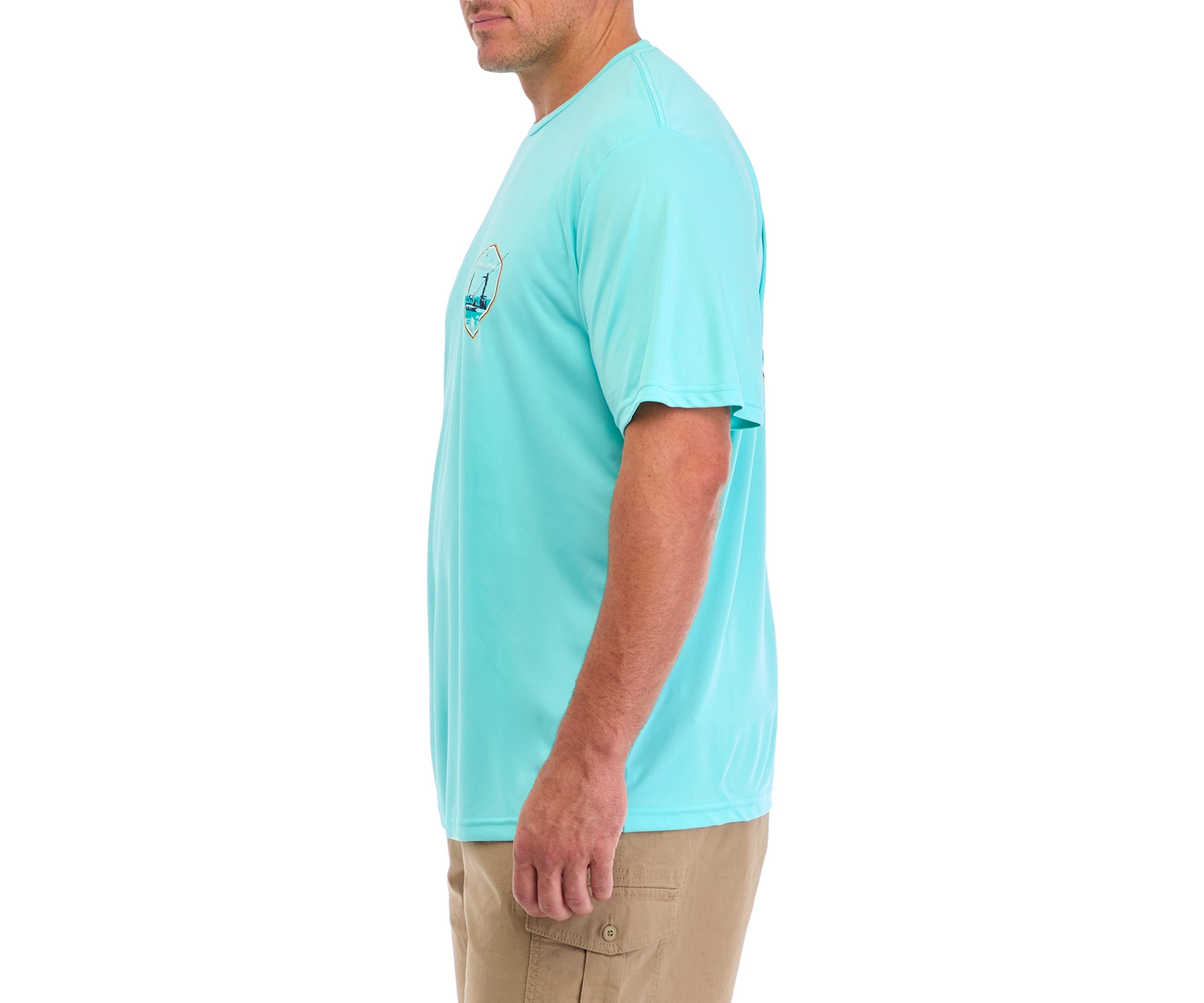 Big & Tall Short Sleeve Transit Flat Boat Graphic T-Shirt