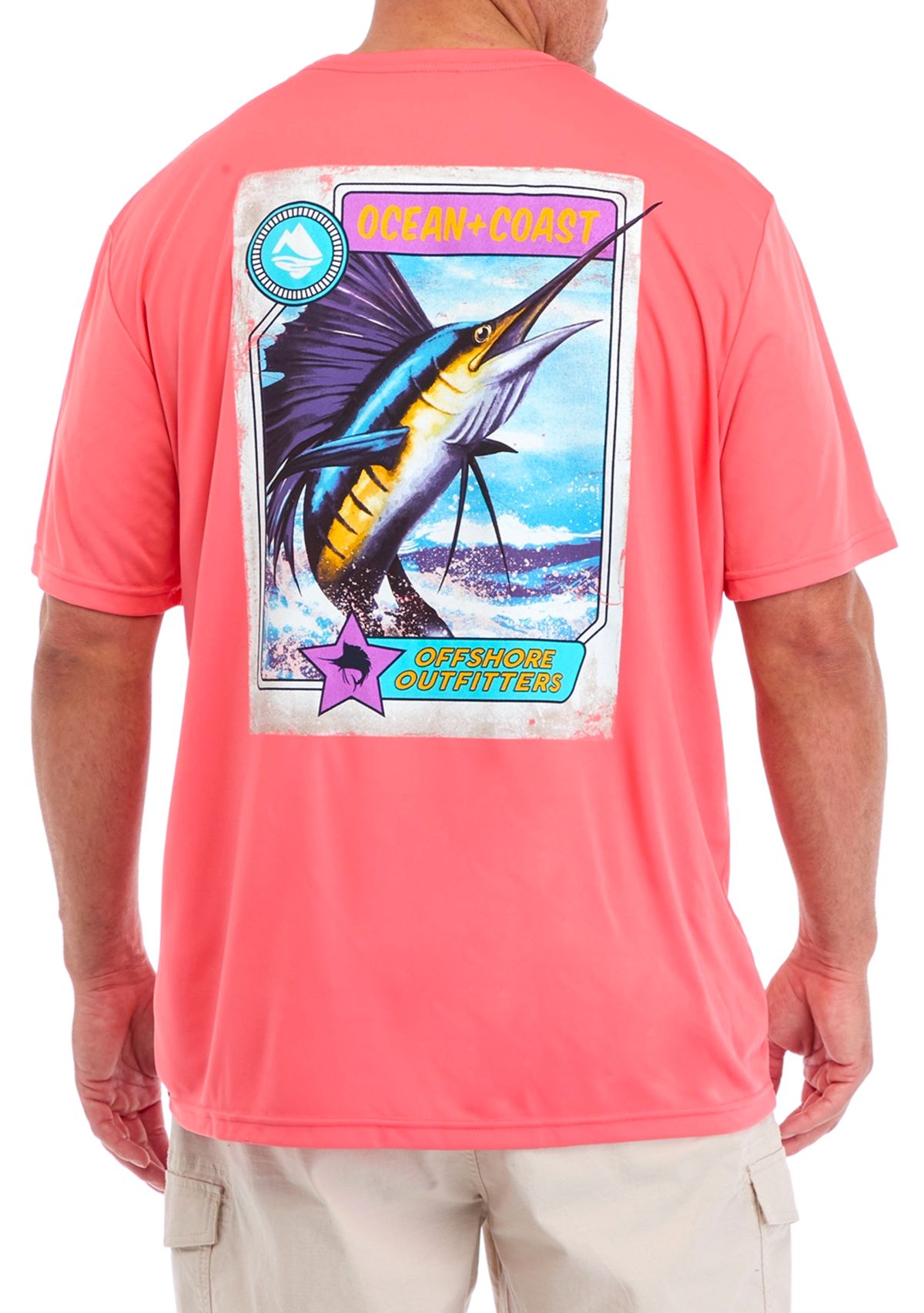 Big & Tall Short Sleeve Collectible Marlin Graphic T-Shirt