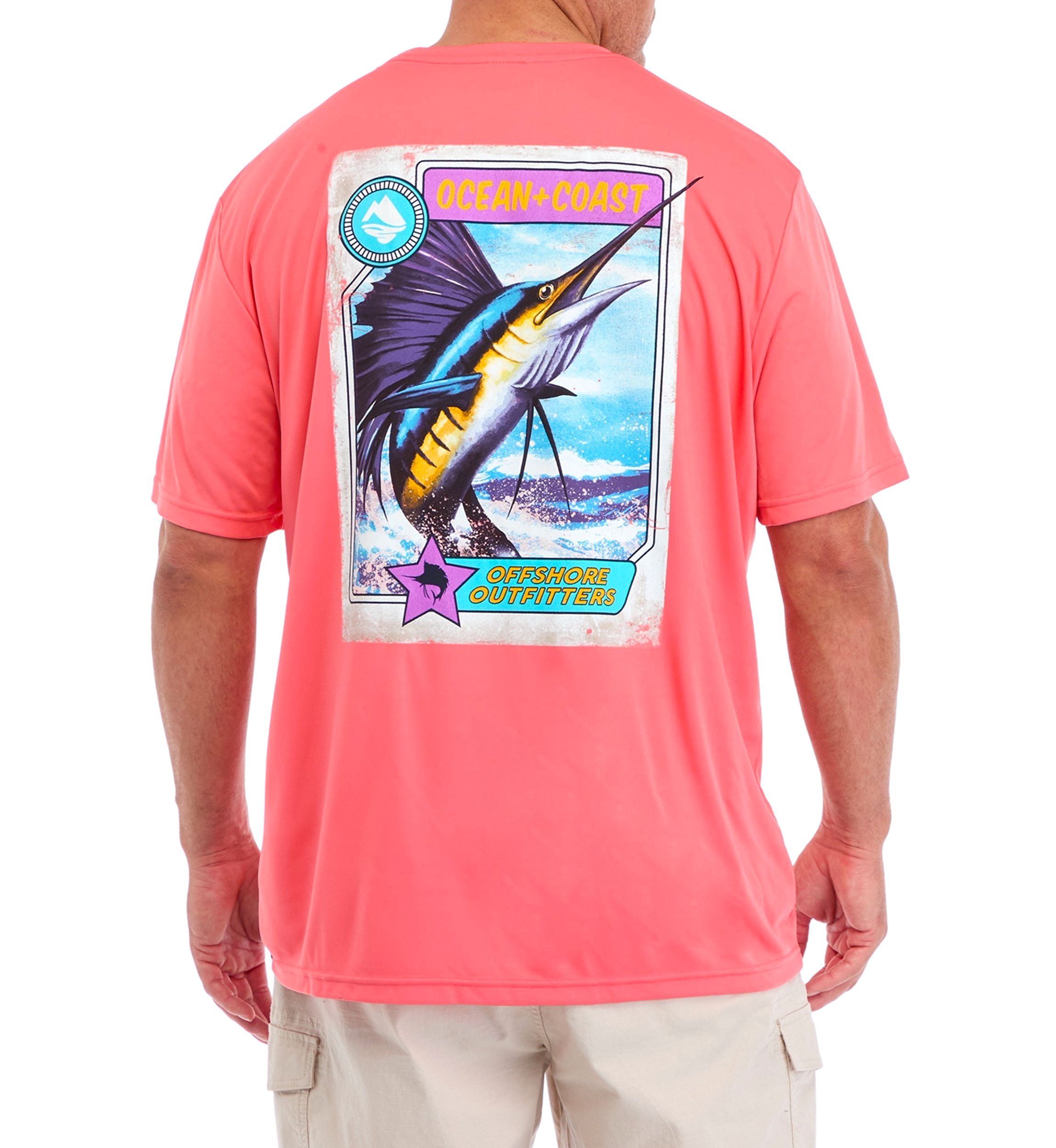 Big & Tall Short Sleeve Collectible Marlin Graphic T-Shirt