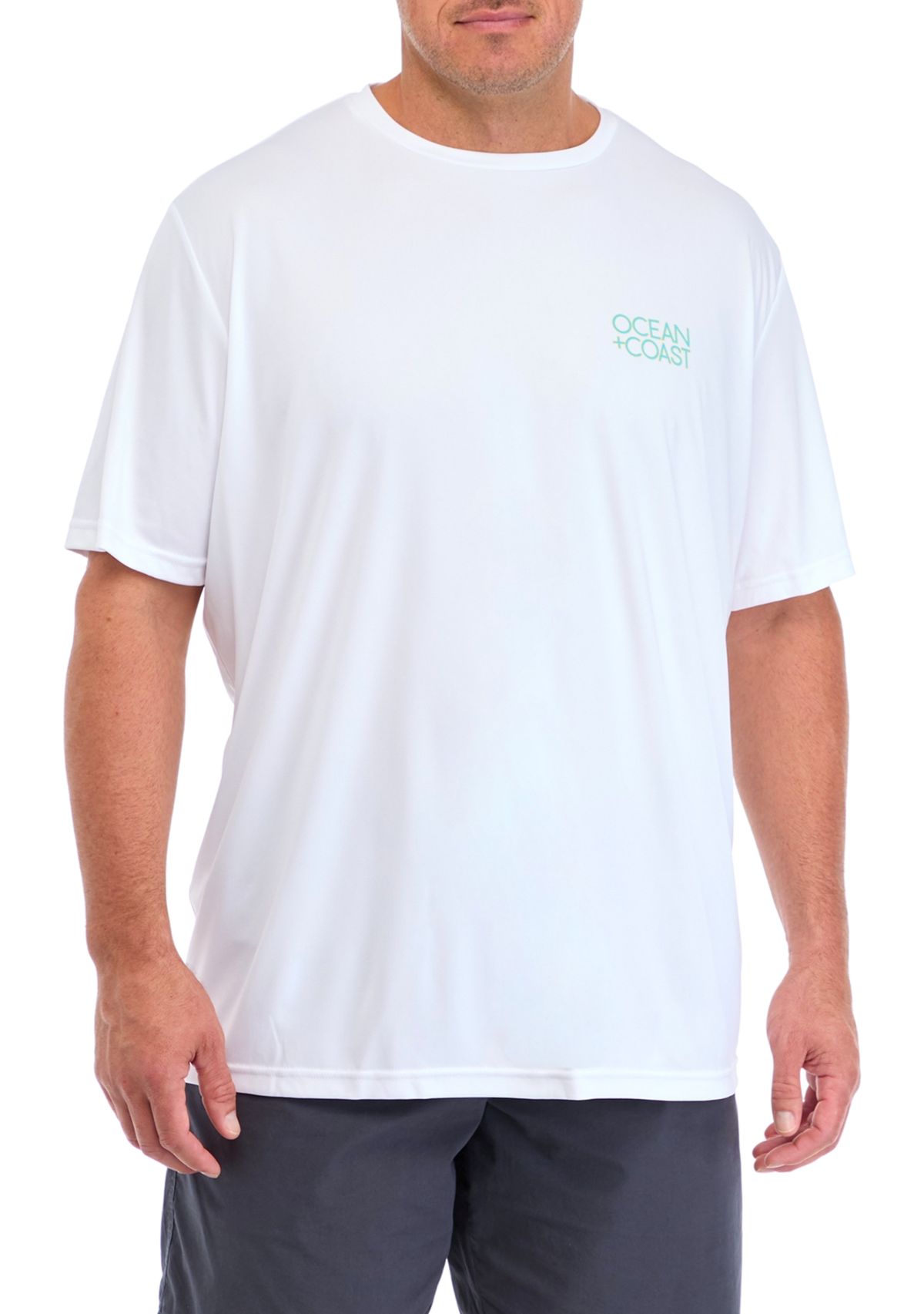 Big & Tall Short Sleeve Swimmer Yellowfin Tuna Graphic T-Shirt