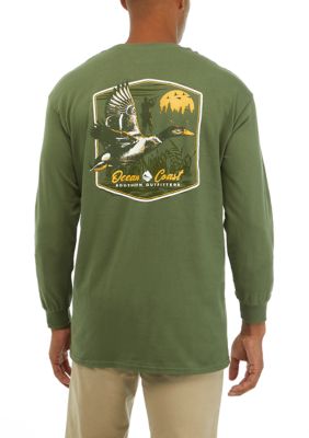 Ocean + Coast® Long Sleeve Active Graphic T-Shirt | belk