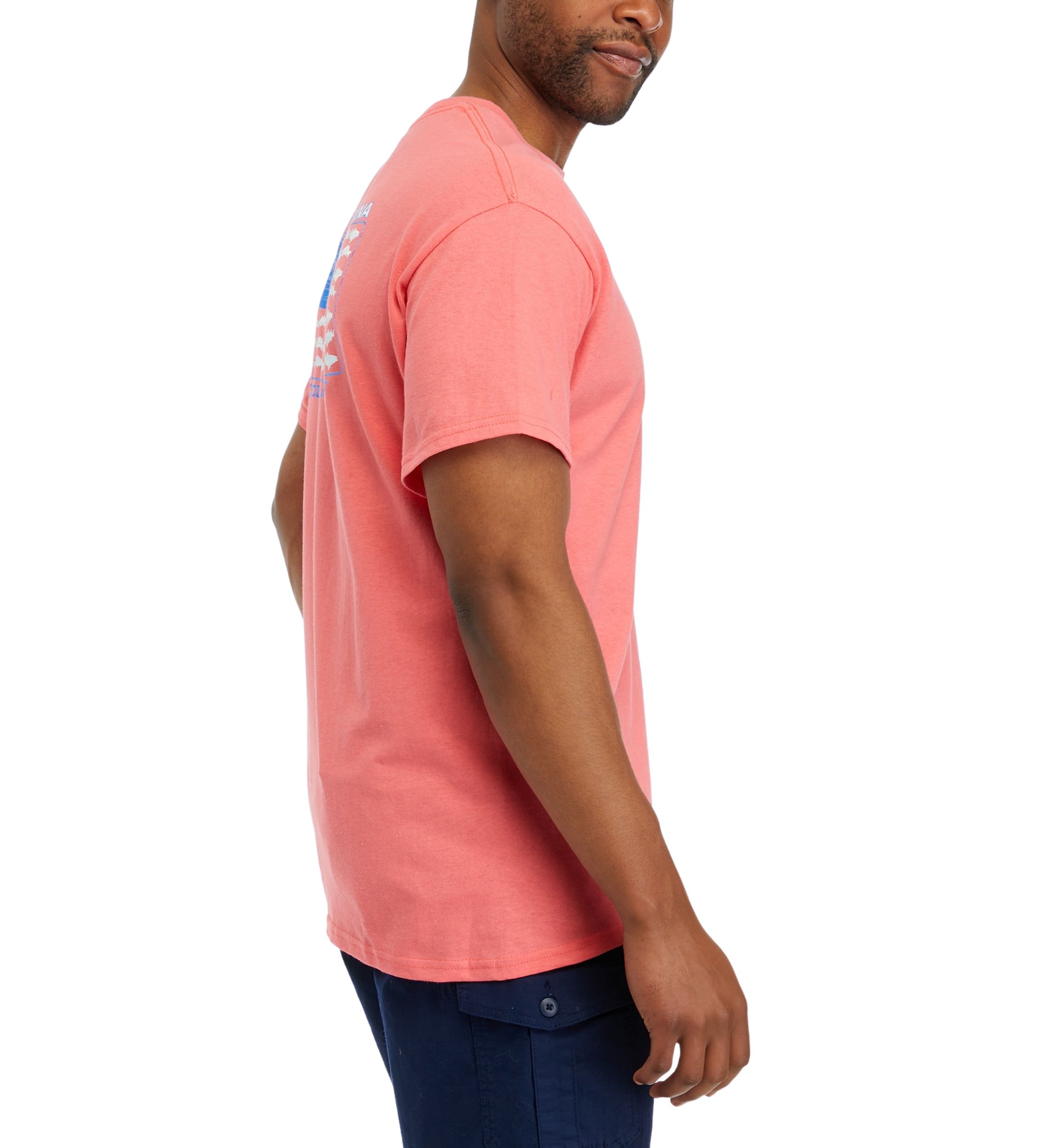 Short Sleeve South Carolina Flag Graphic T-Shirt