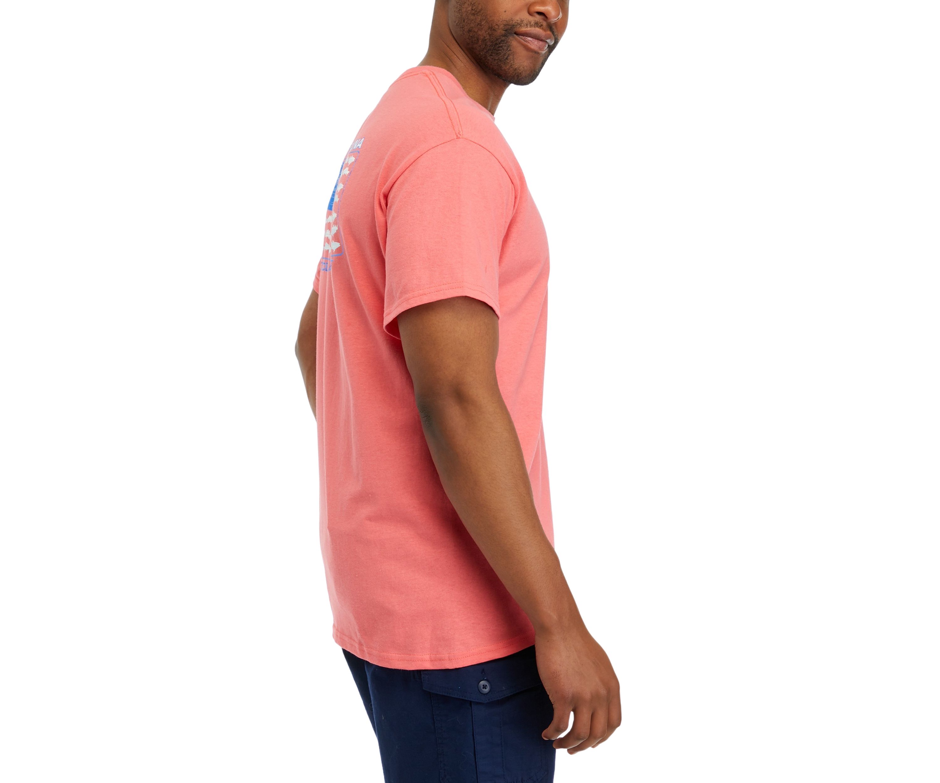 Short Sleeve South Carolina Flag Graphic T-Shirt