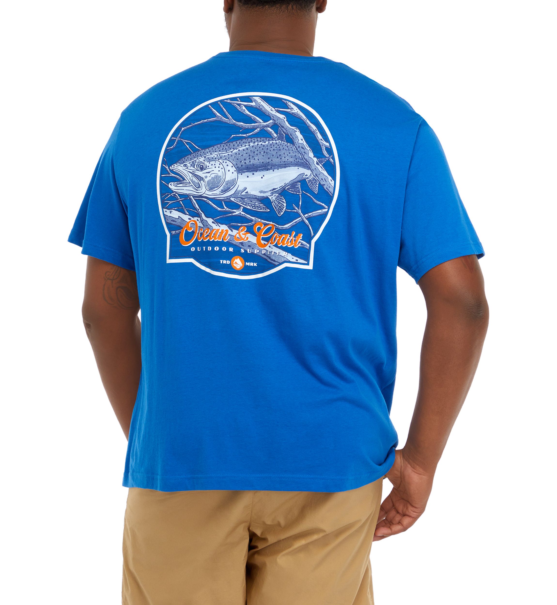 Big & Tall Rainbow Trout Graphic T-Shirt