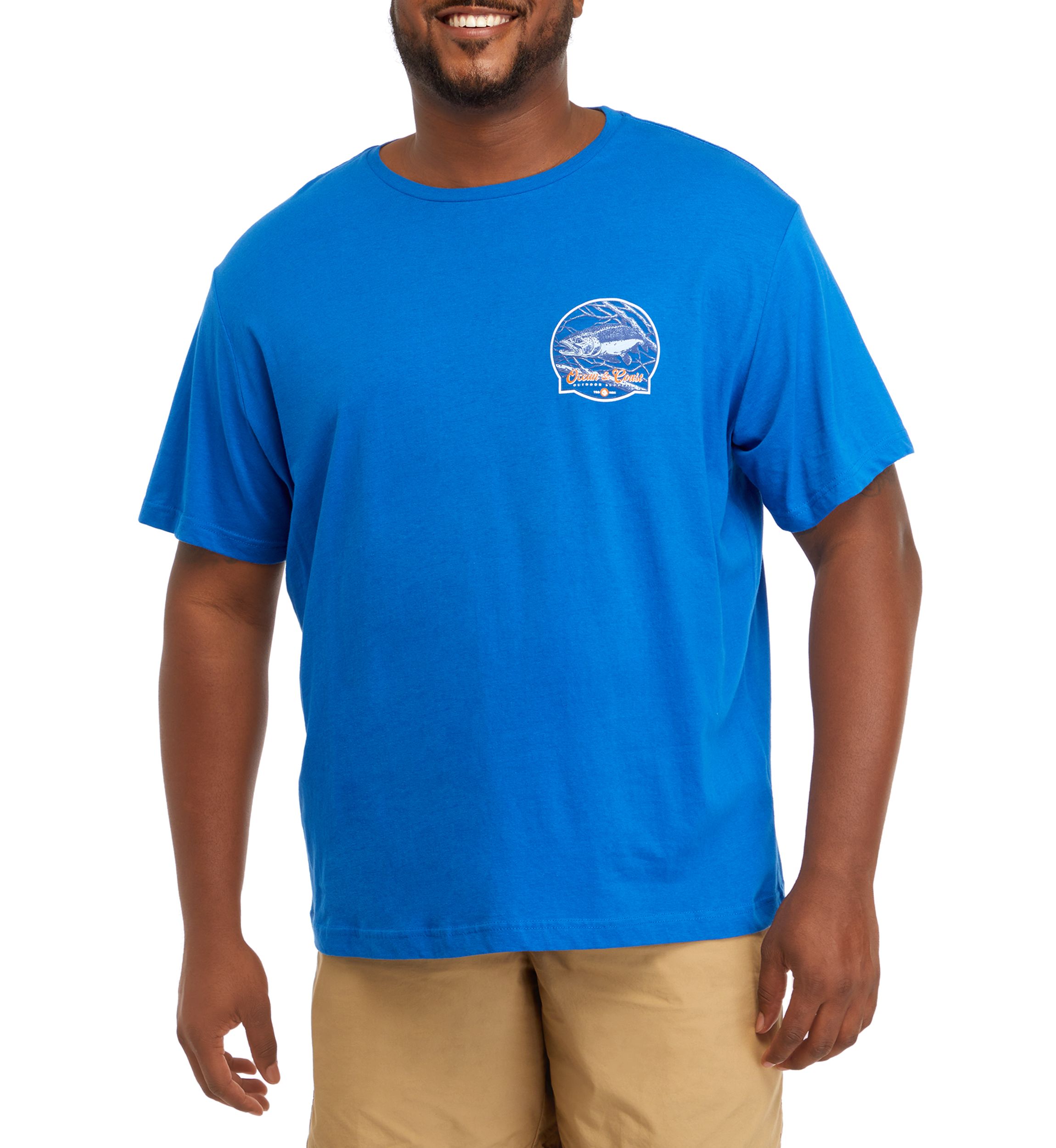 Big & Tall Rainbow Trout Graphic T-Shirt