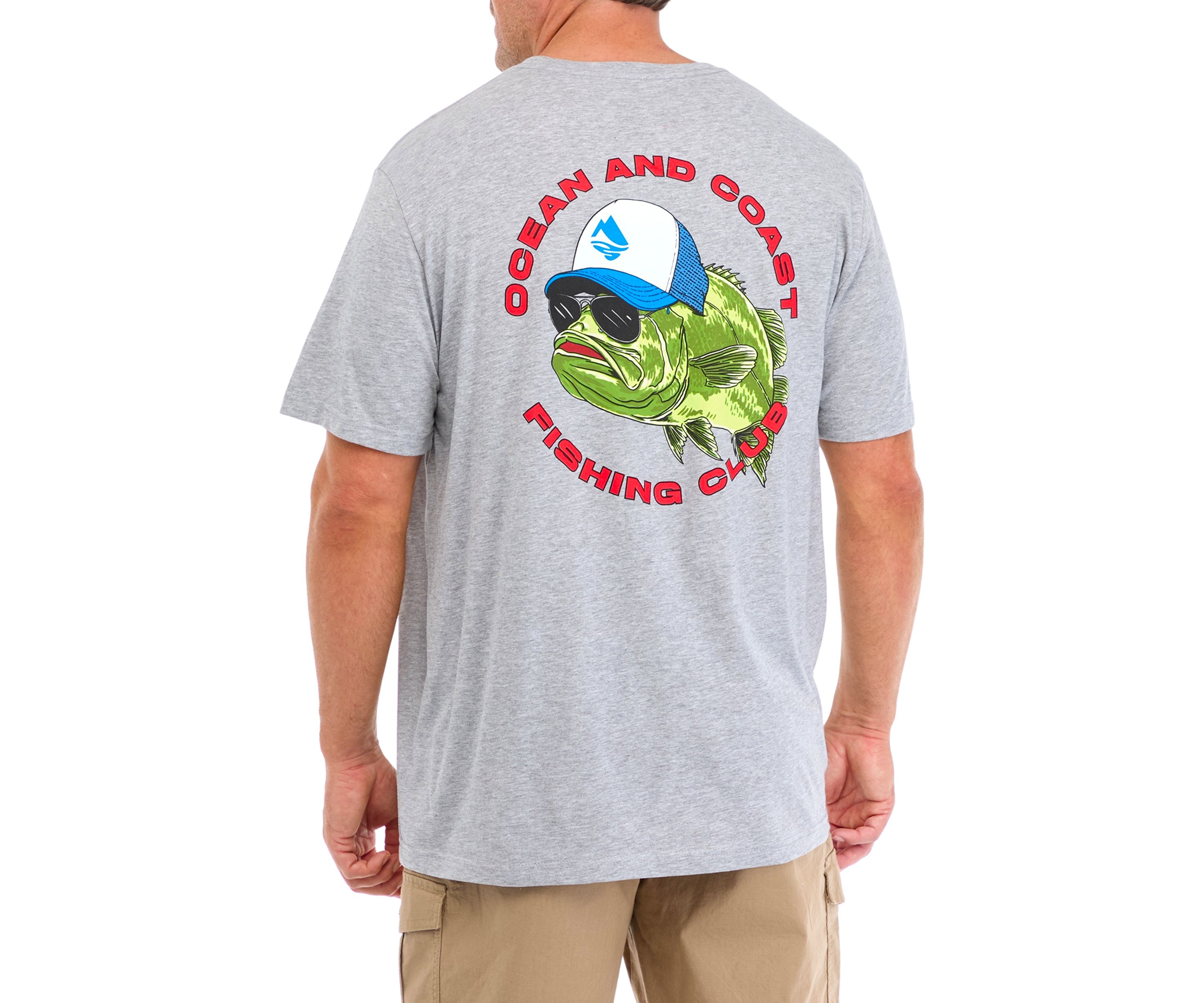 Big & Tall Short Sleeve Bucktail Bass Trucker Graphic T-Shirt