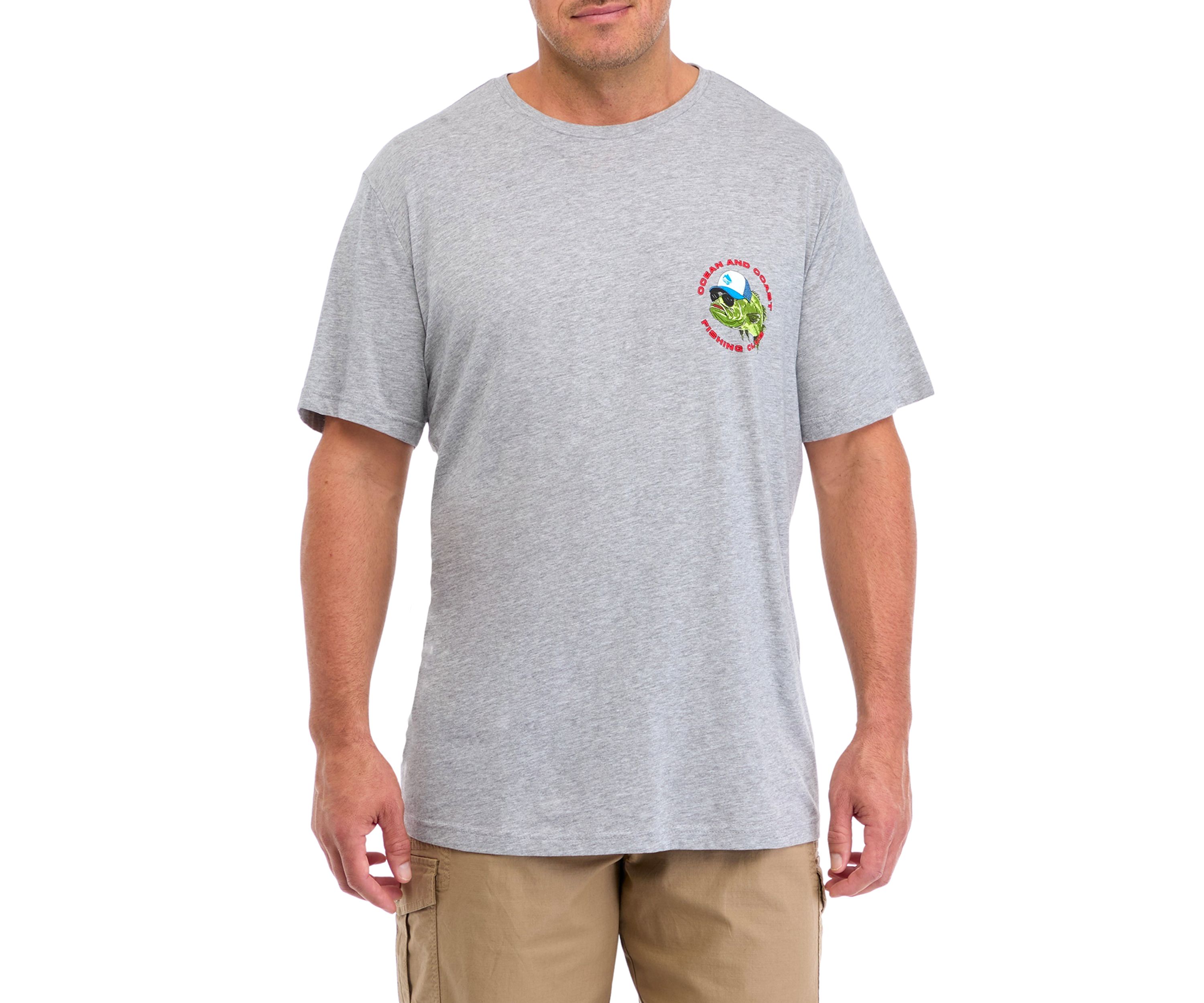 Big & Tall Short Sleeve Bucktail Bass Trucker Graphic T-Shirt