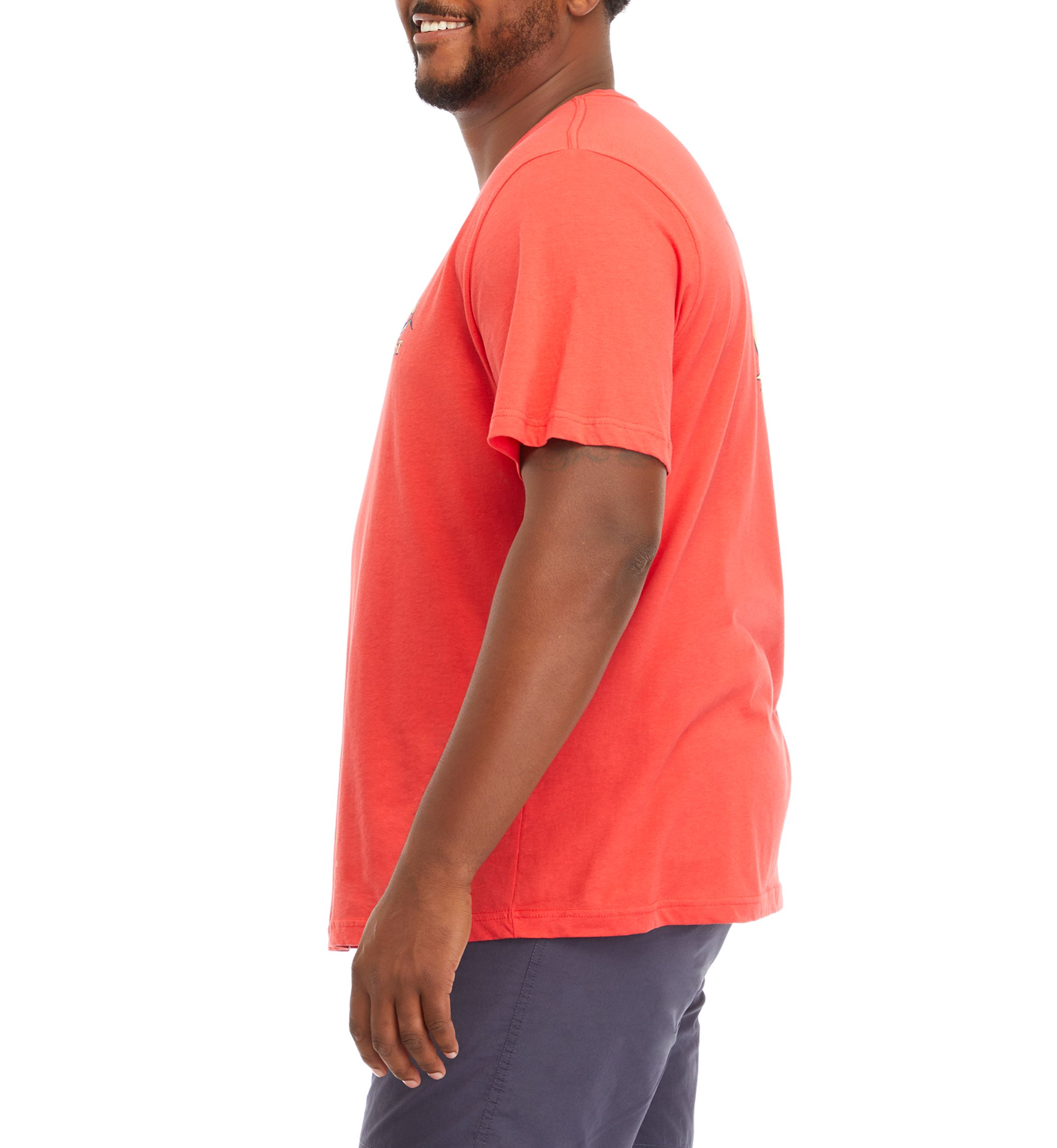 Big & Tall Short Sleeve Marlin Graphic T-Shirt 