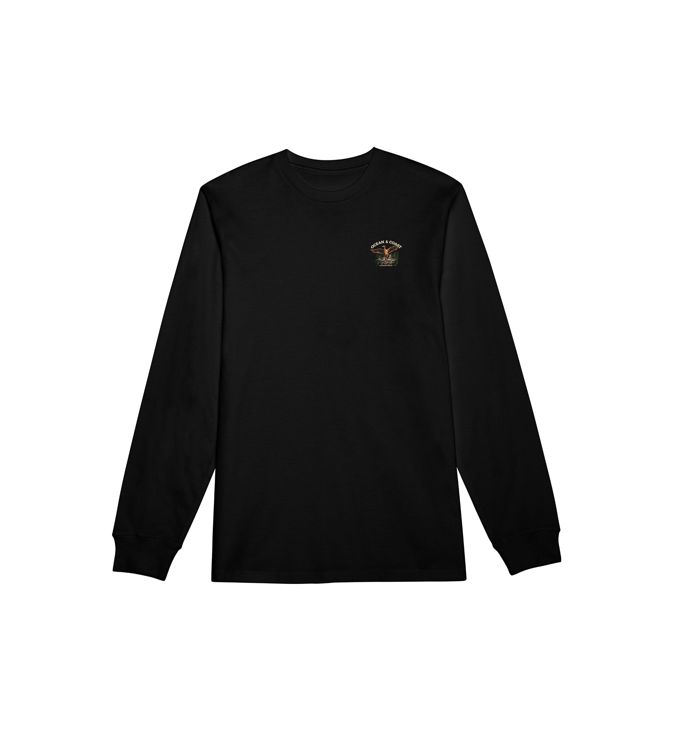 Long Sleeve Duck Splash Graphic T-Shirt