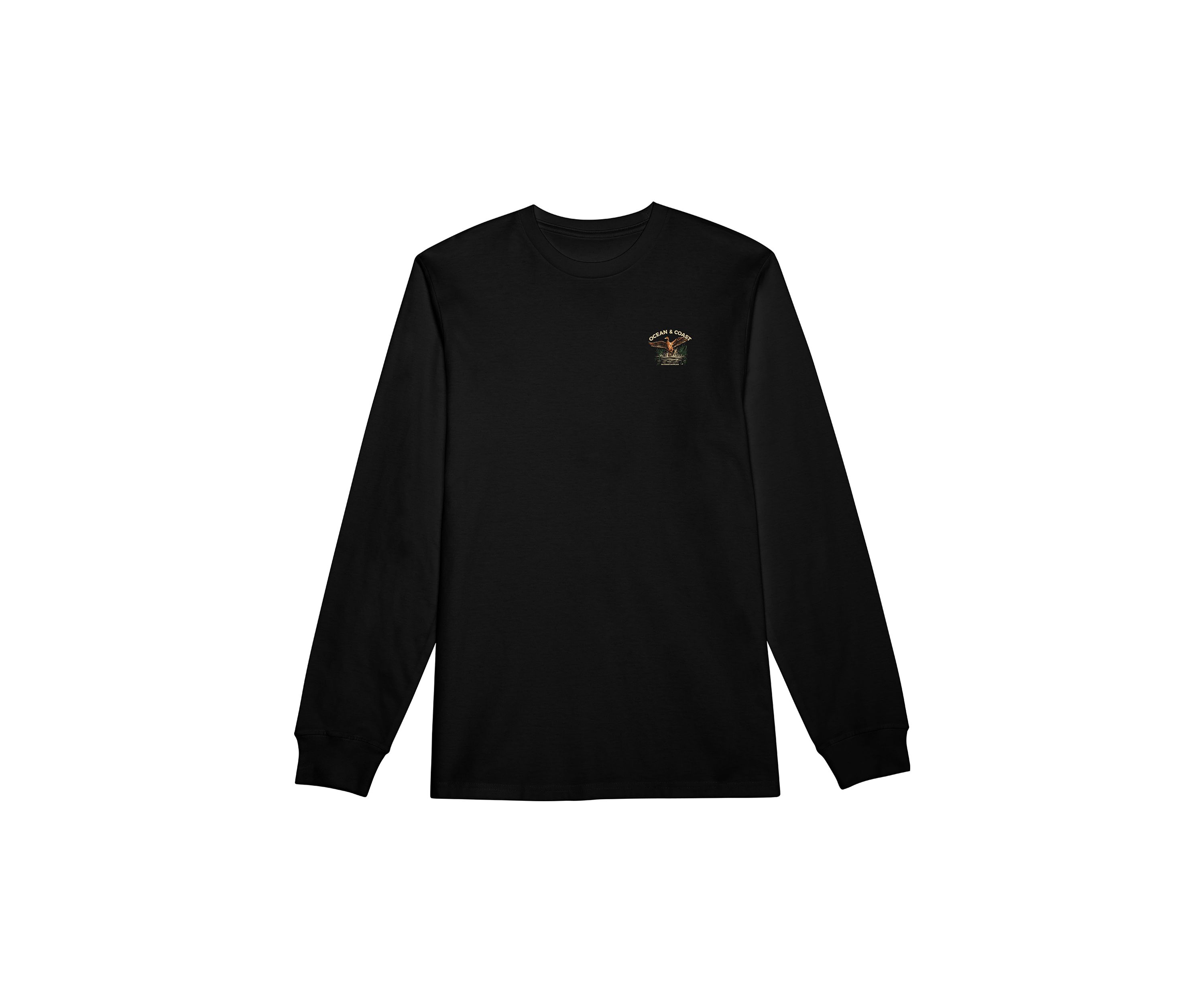 Long Sleeve Duck Splash Graphic T-Shirt