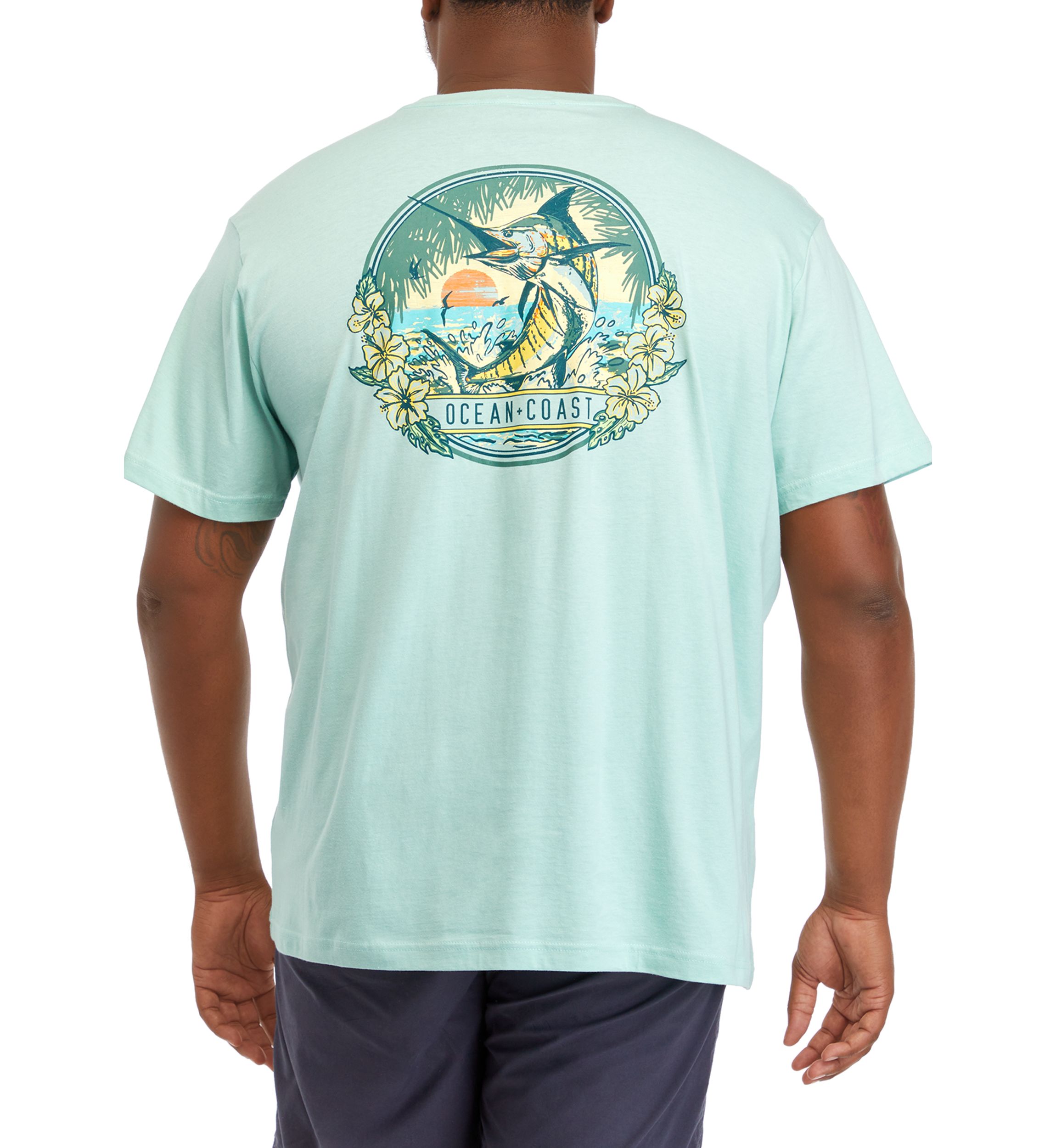 Big & Tall Tropico Marlin Graphic T-Shirt 