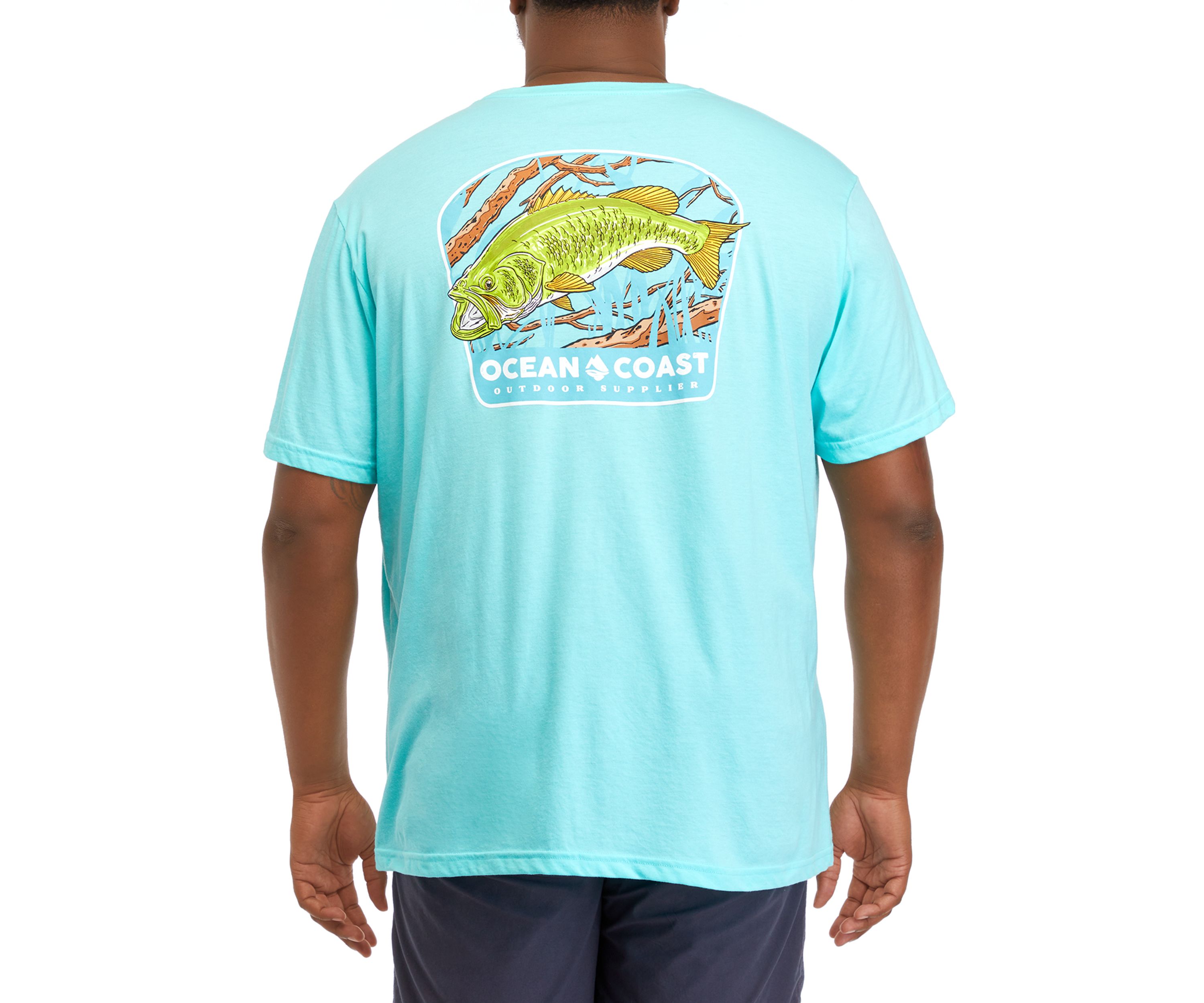Big & Tall Largemouth Bass Graphic T-Shirt