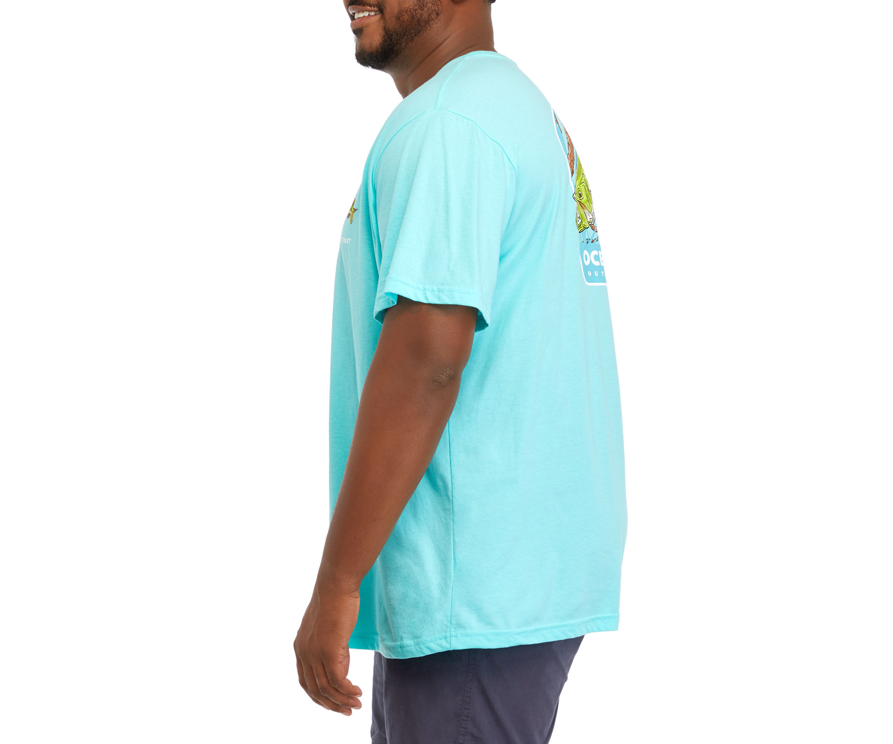 Big & Tall Largemouth Bass Graphic T-Shirt