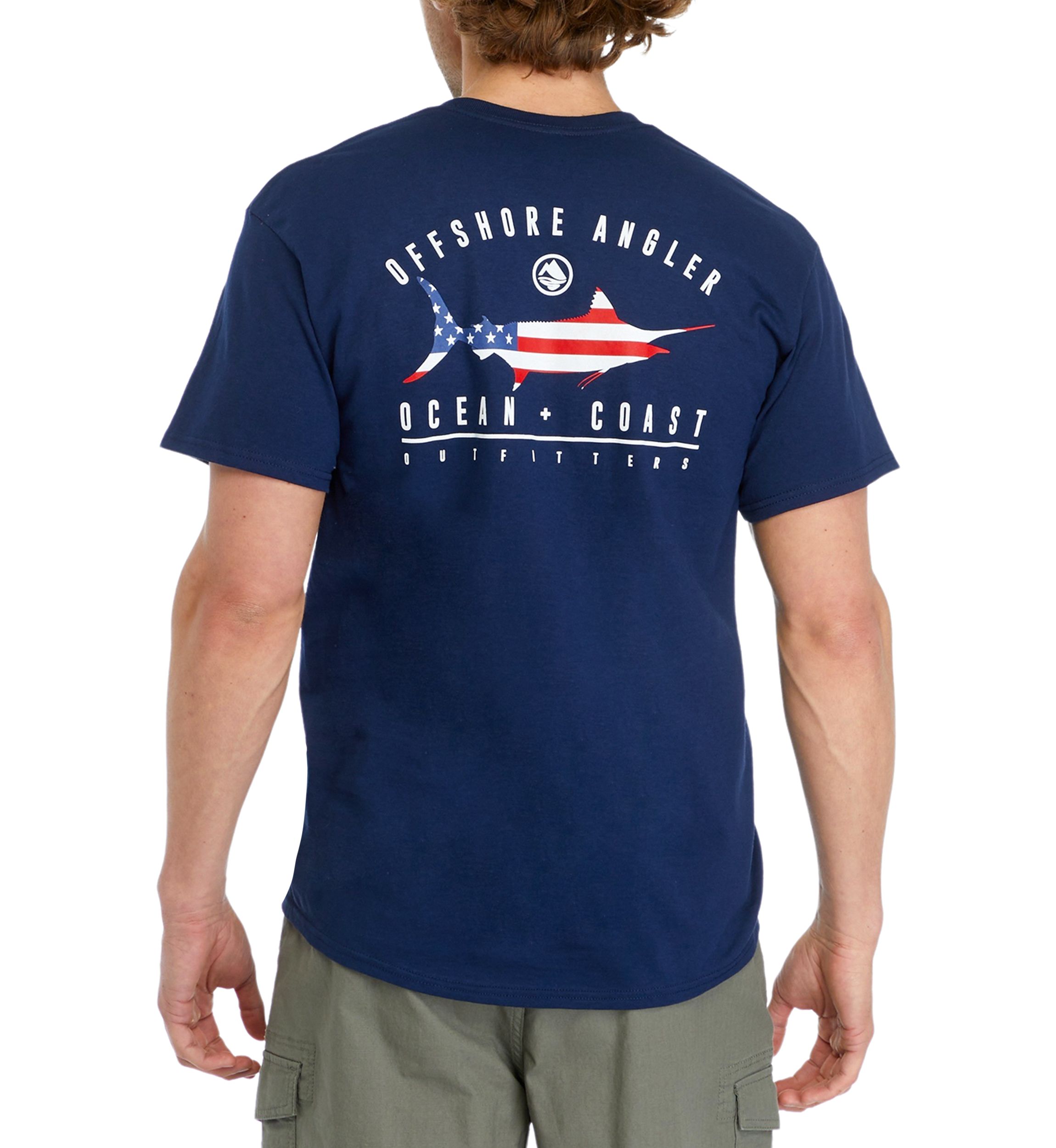 Short Sleeve Americana Marlin Graphic T-Shirt
