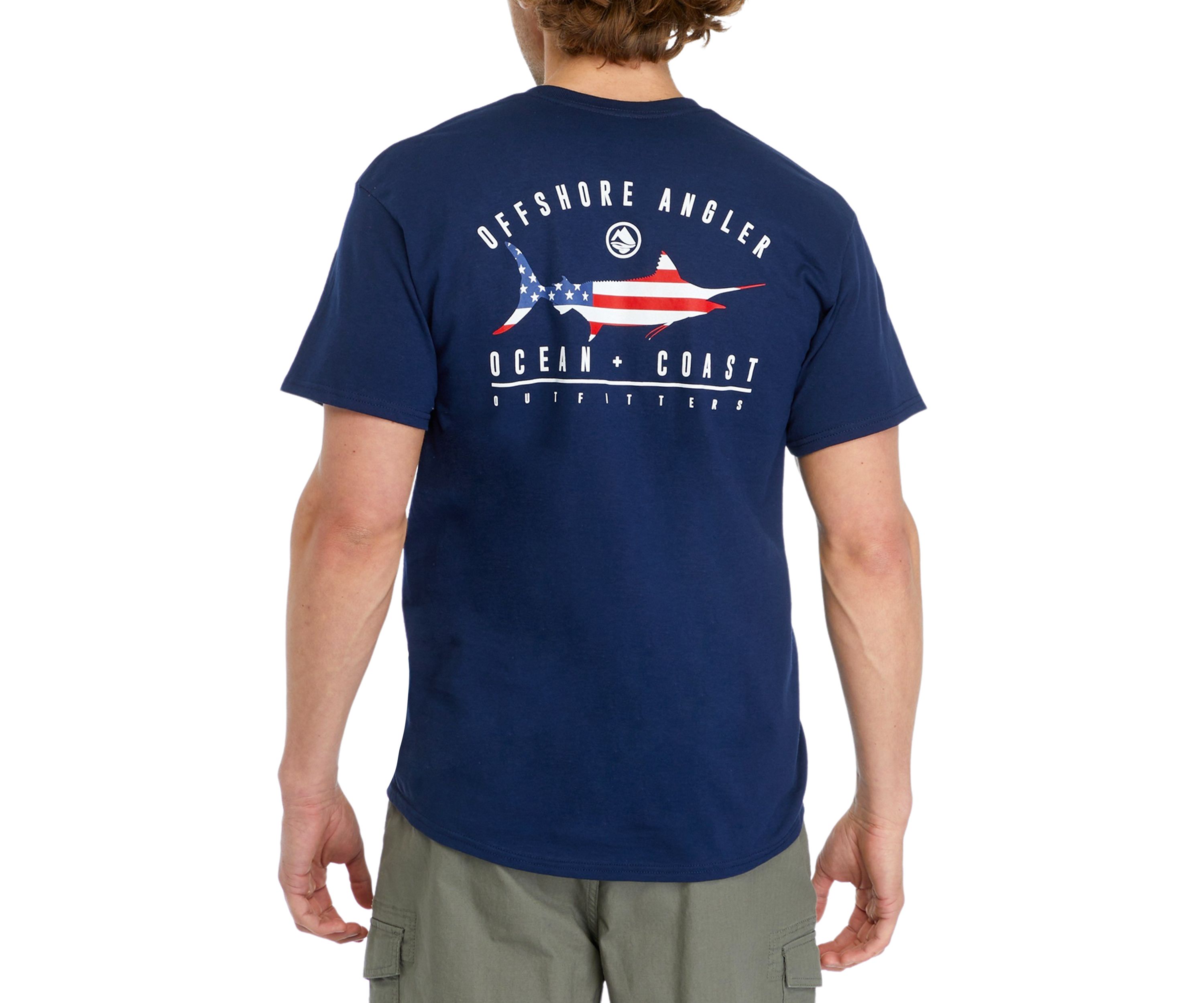 Short Sleeve Americana Marlin Graphic T-Shirt