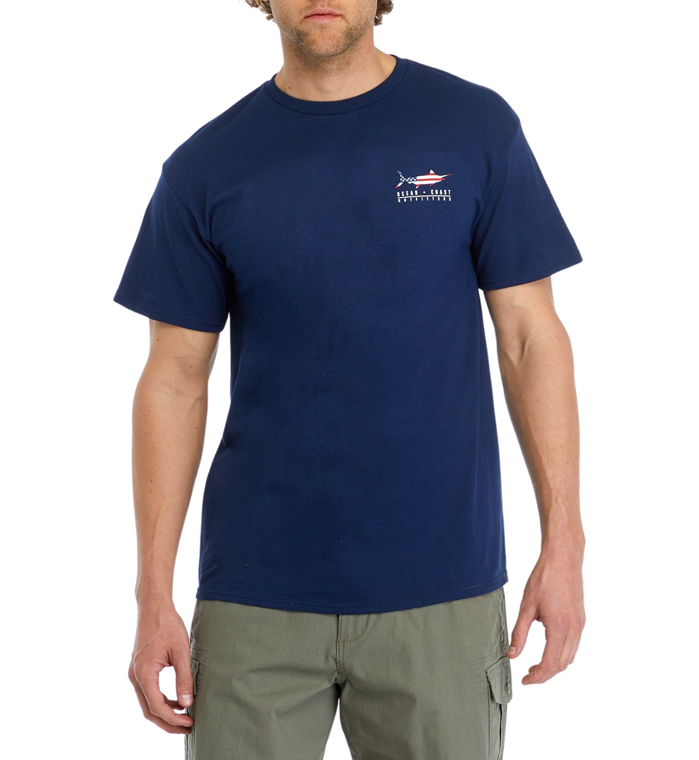 Short Sleeve Americana Marlin Graphic T-Shirt