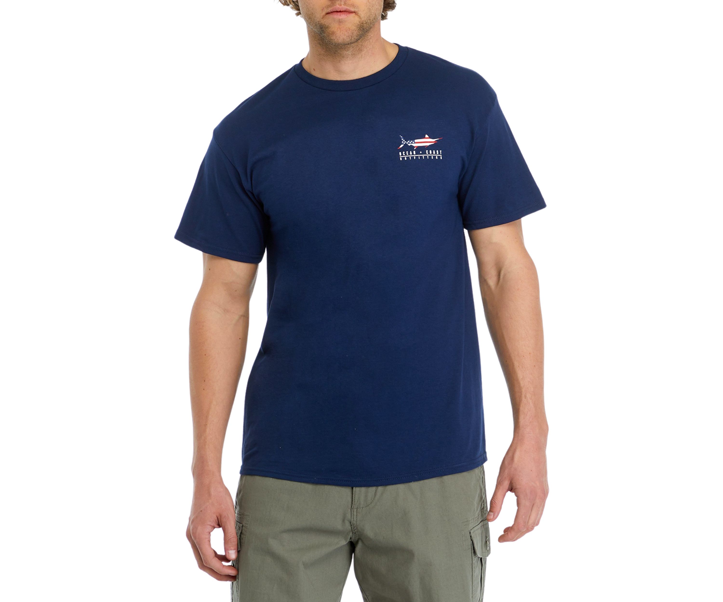 Short Sleeve Americana Marlin Graphic T-Shirt