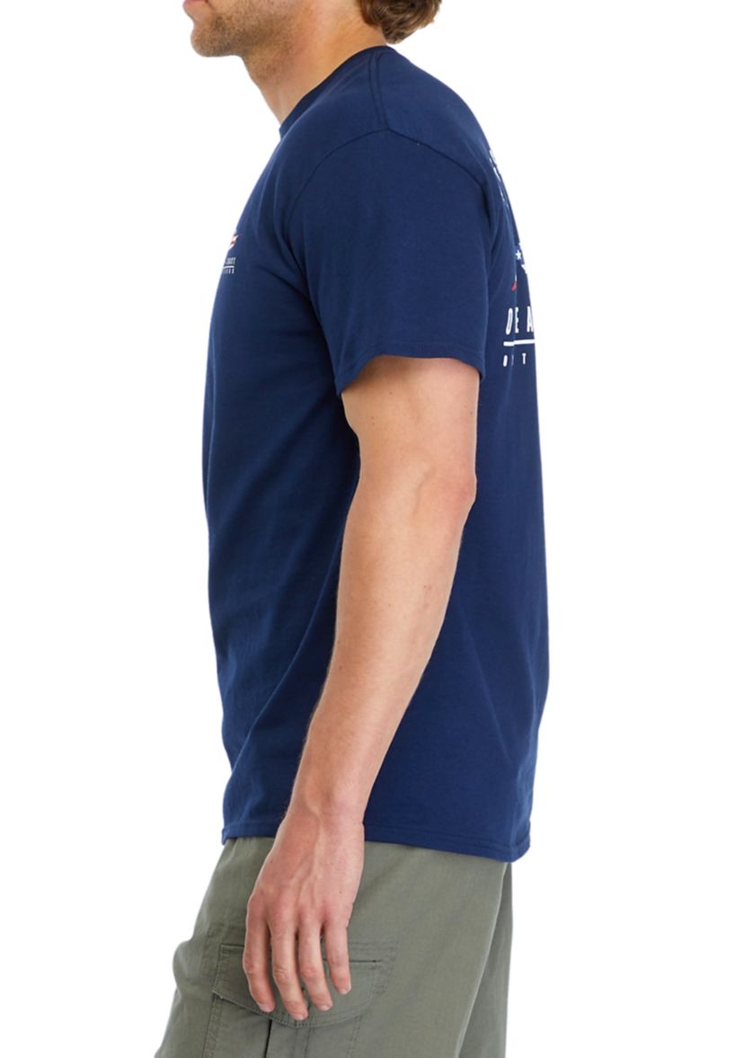 Short Sleeve Americana Marlin Graphic T-Shirt