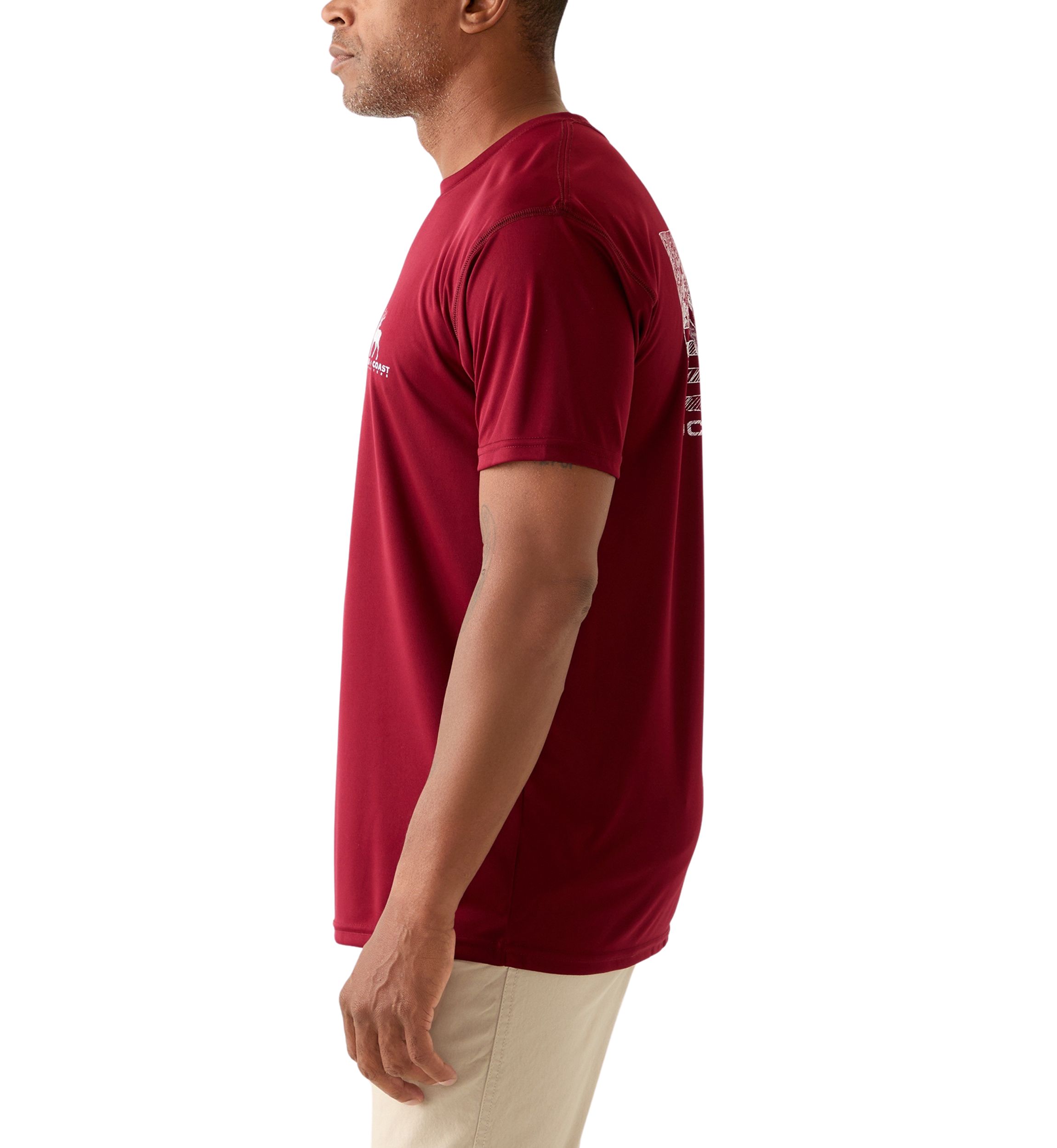 Short Sleeve Deer Flag Graphic T-Shirt 