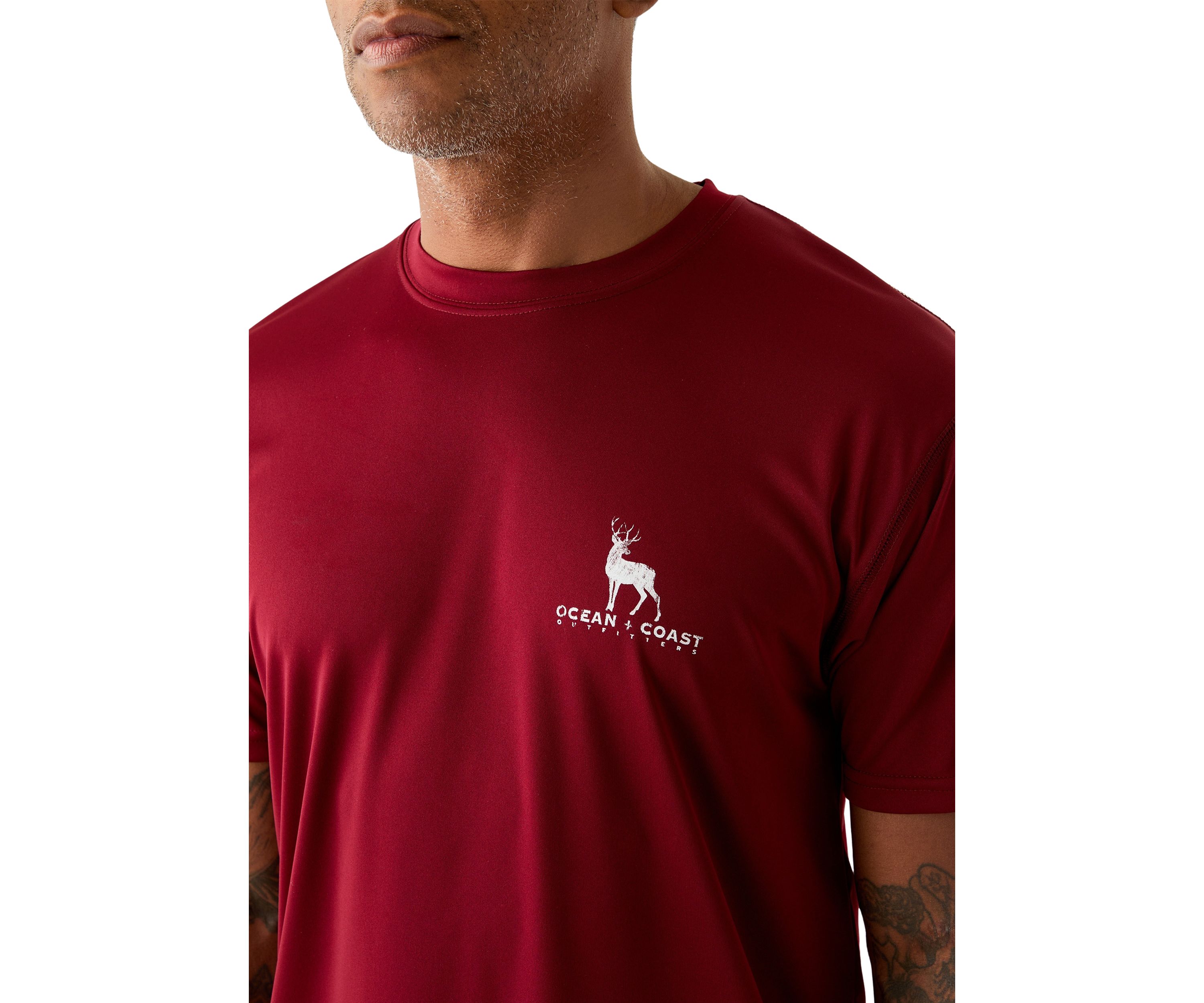 Short Sleeve Deer Flag Graphic T-Shirt 