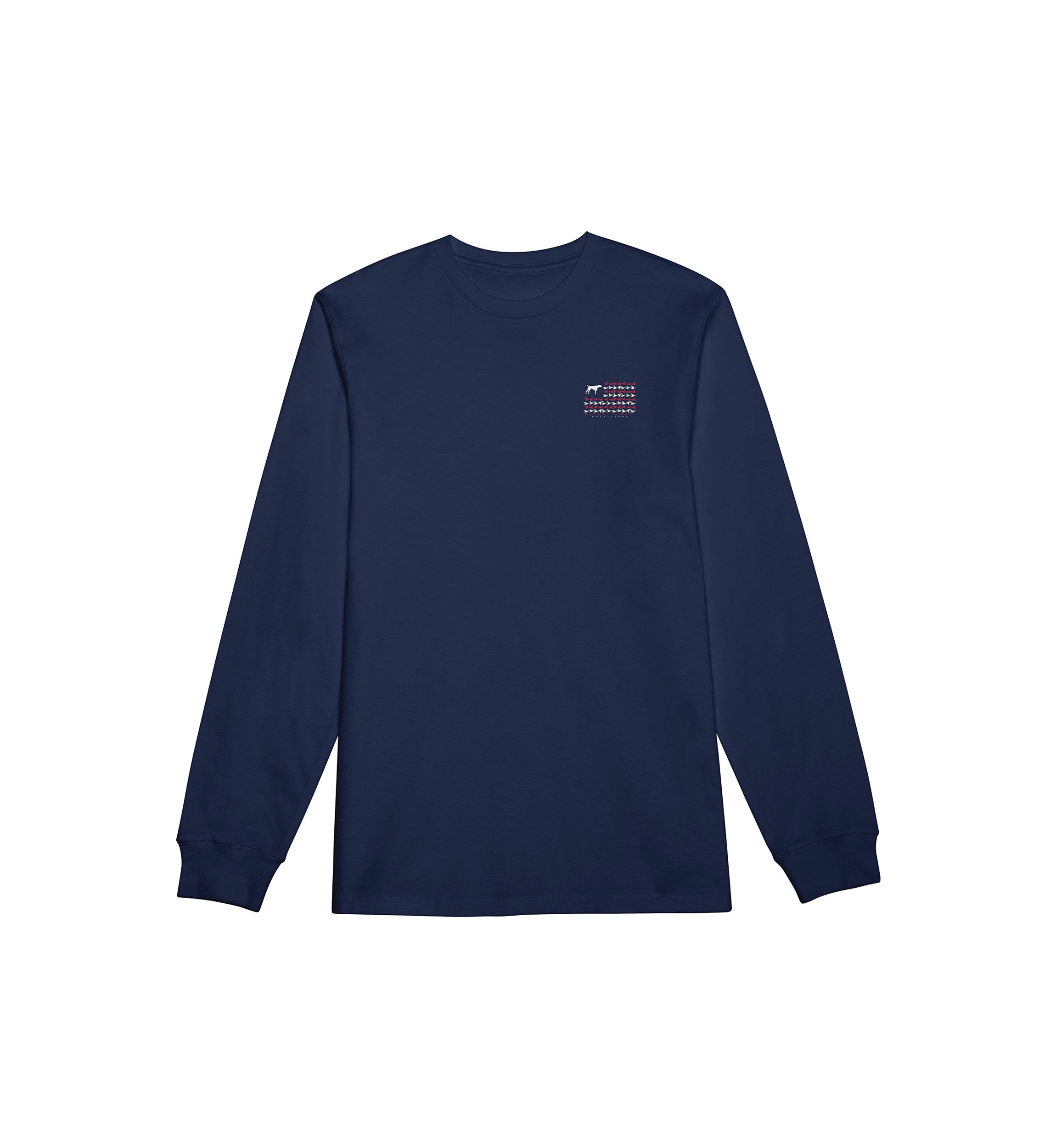 Hunting Flag Long Sleeve Graphic T-Shirt